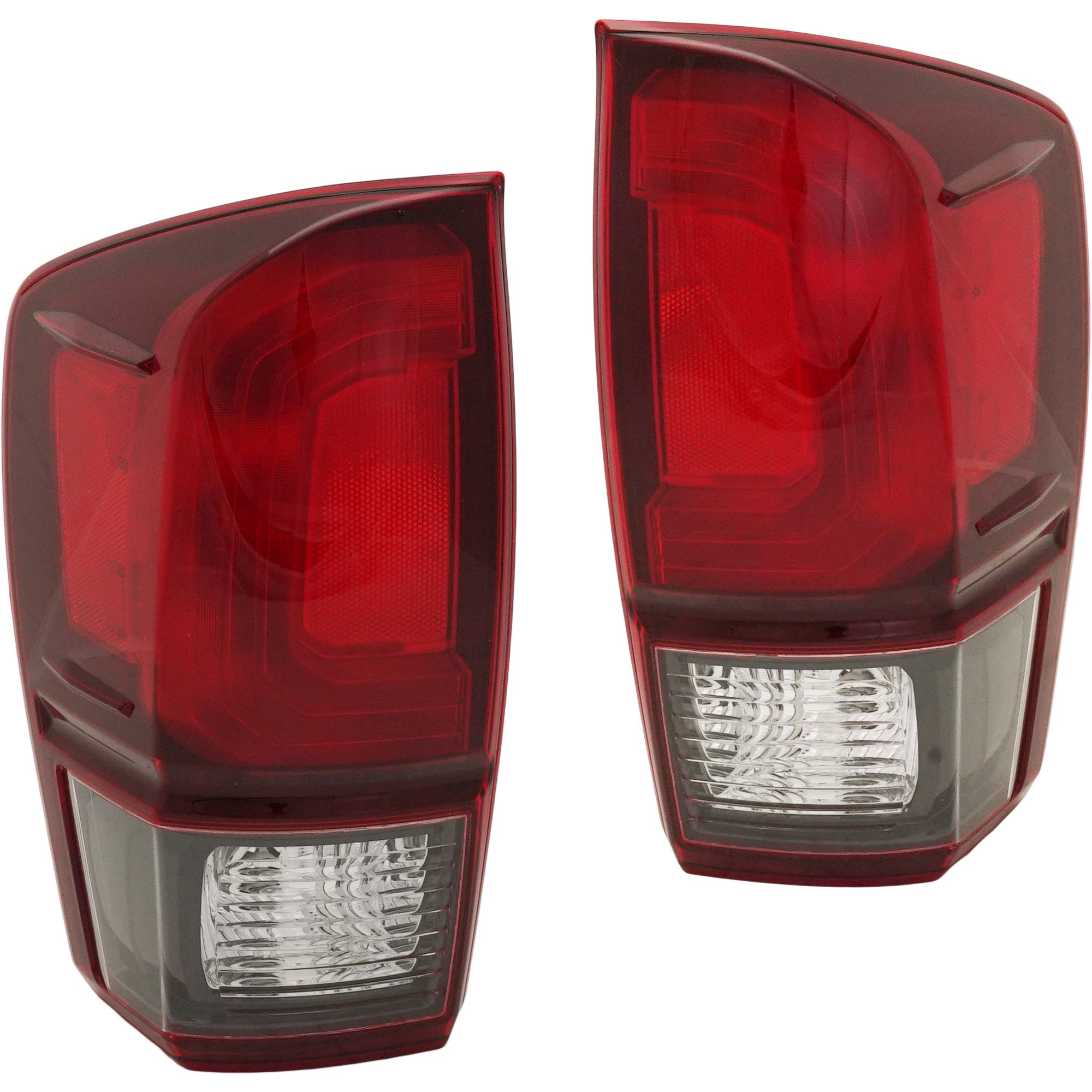 Tail Light Pair/Set for Toyota Tacoma 2018-2023, Right (Passenger) and Left (Driver) Replacement