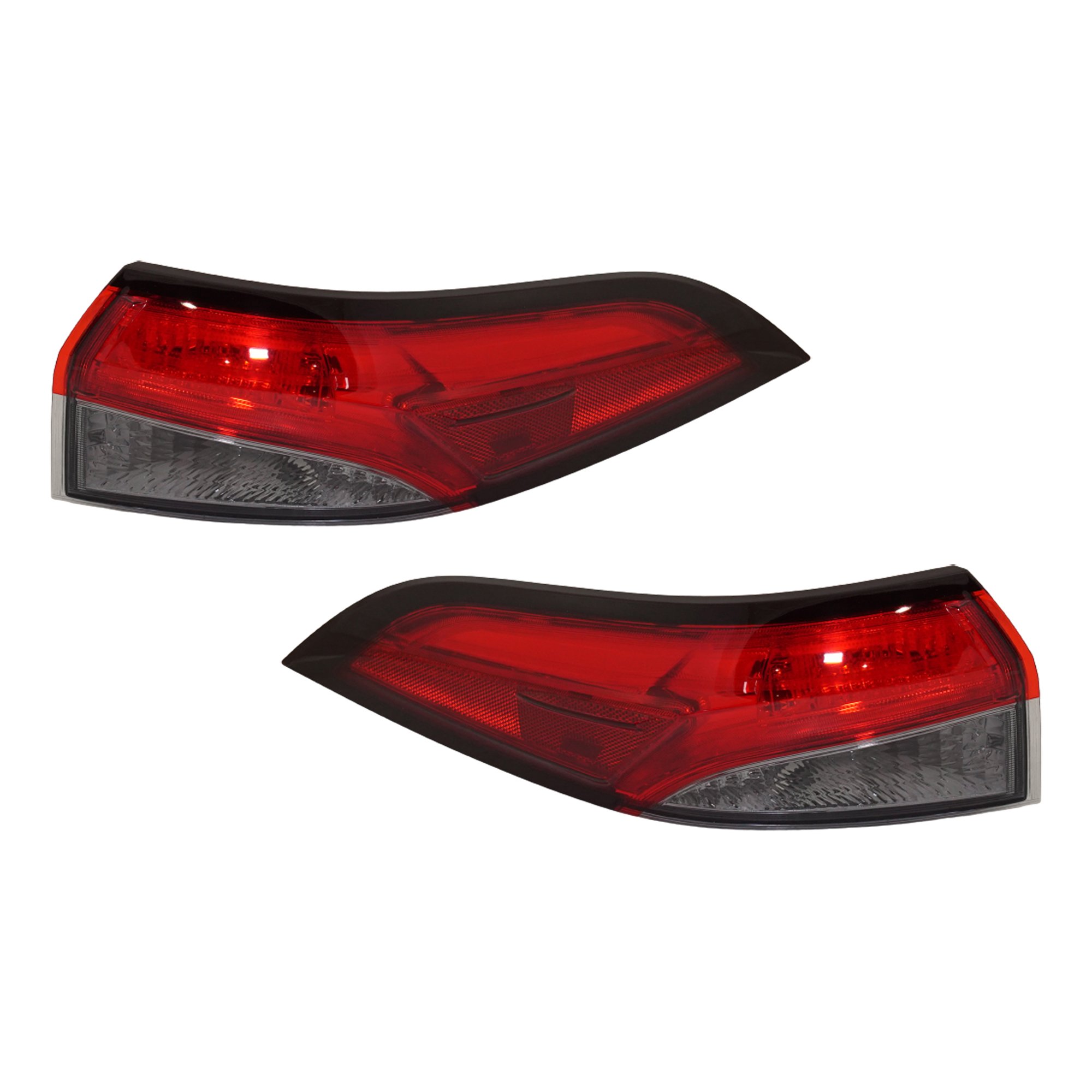 Tail Light Pair/Set for Toyota Corolla 2020-2022, Right (Passenger) and Left (Driver), Outer, Lens and Housing, Suitable for XLE/XSE Sedan Models, Replacement