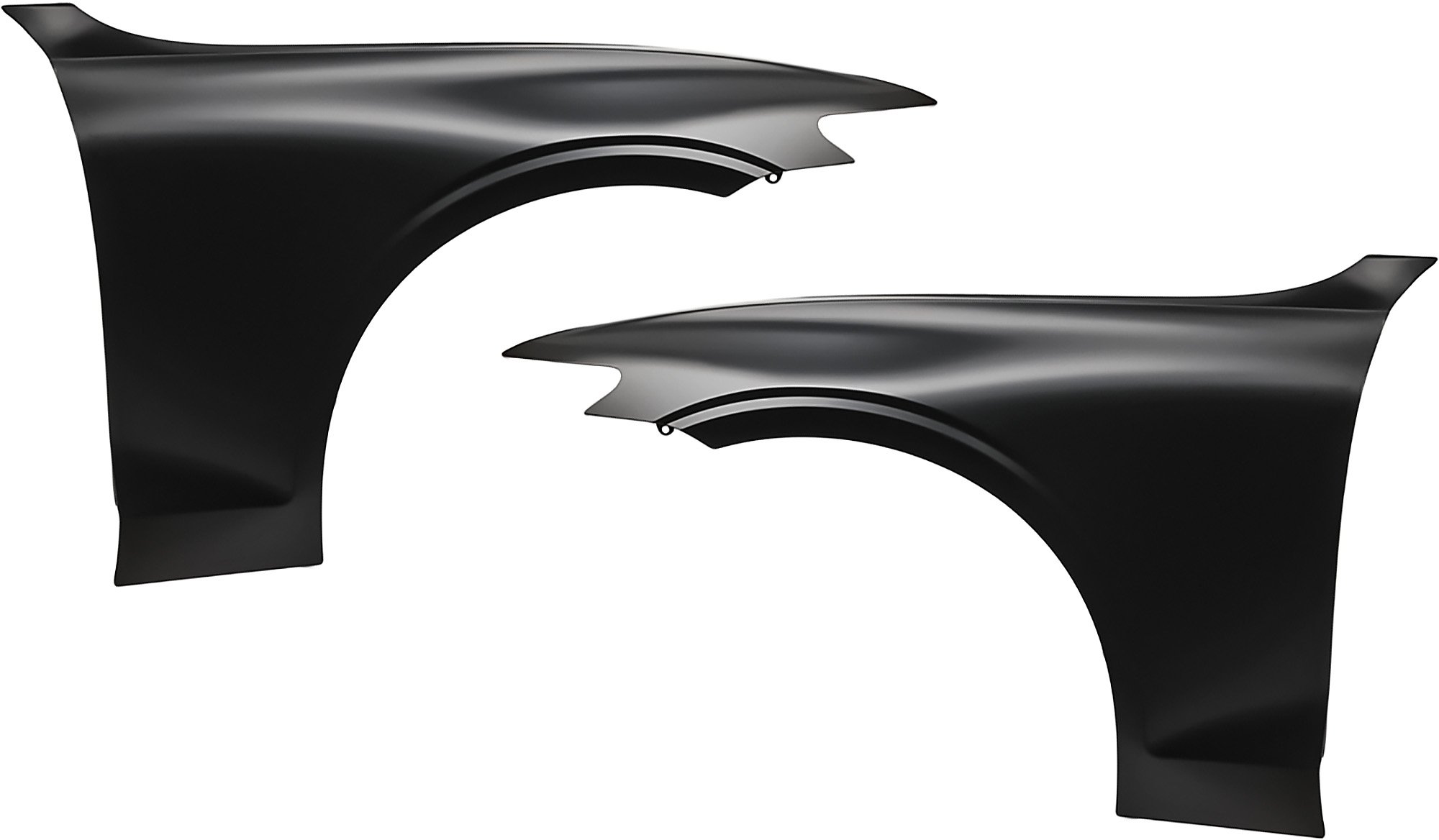 Front Fender Pair/Set for 2019-2021 Volvo S60 & 2019-2020 V60, Right (Passenger) and Left (Driver) Replacement