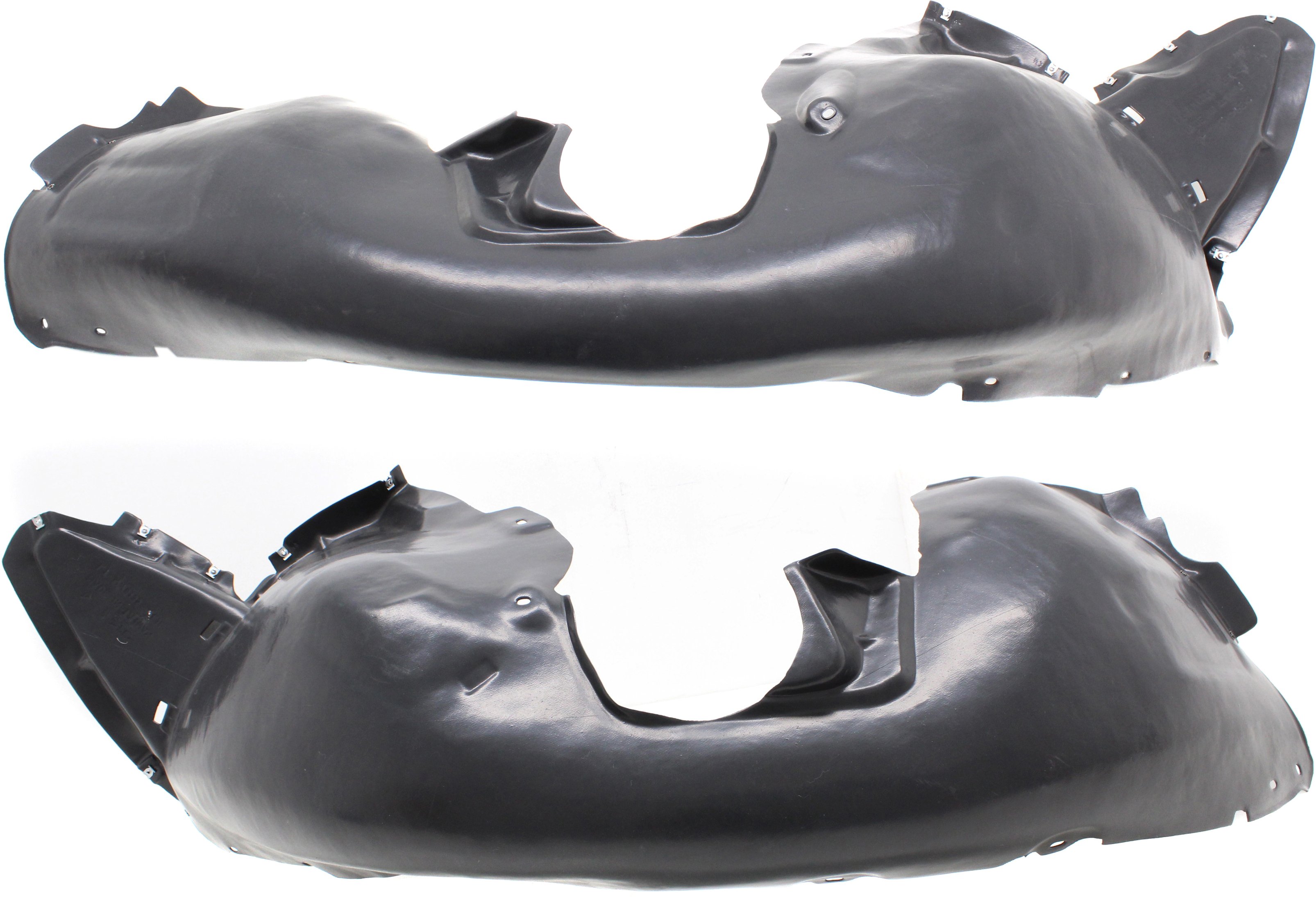 Front Fender Liner Pair/Set for Volkswagen Passat 2016-2019, Right (Passenger) and Left (Driver) Replacement