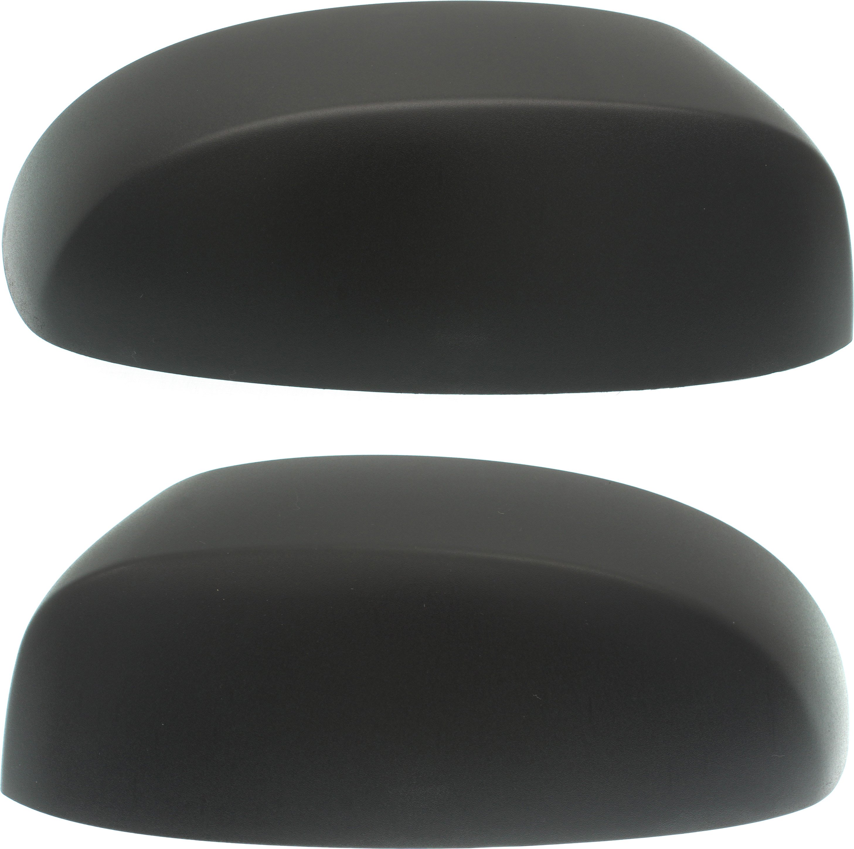 Mirror Cover Pair/Set for Cadillac Silverado/Sierra 1500 (2007-2013), 2500 HD/3500 HD (2007-2014), Right (Passenger) and Left (Driver), Non-Towing, Textured Black, Excludes 2007 Classic - Replacement