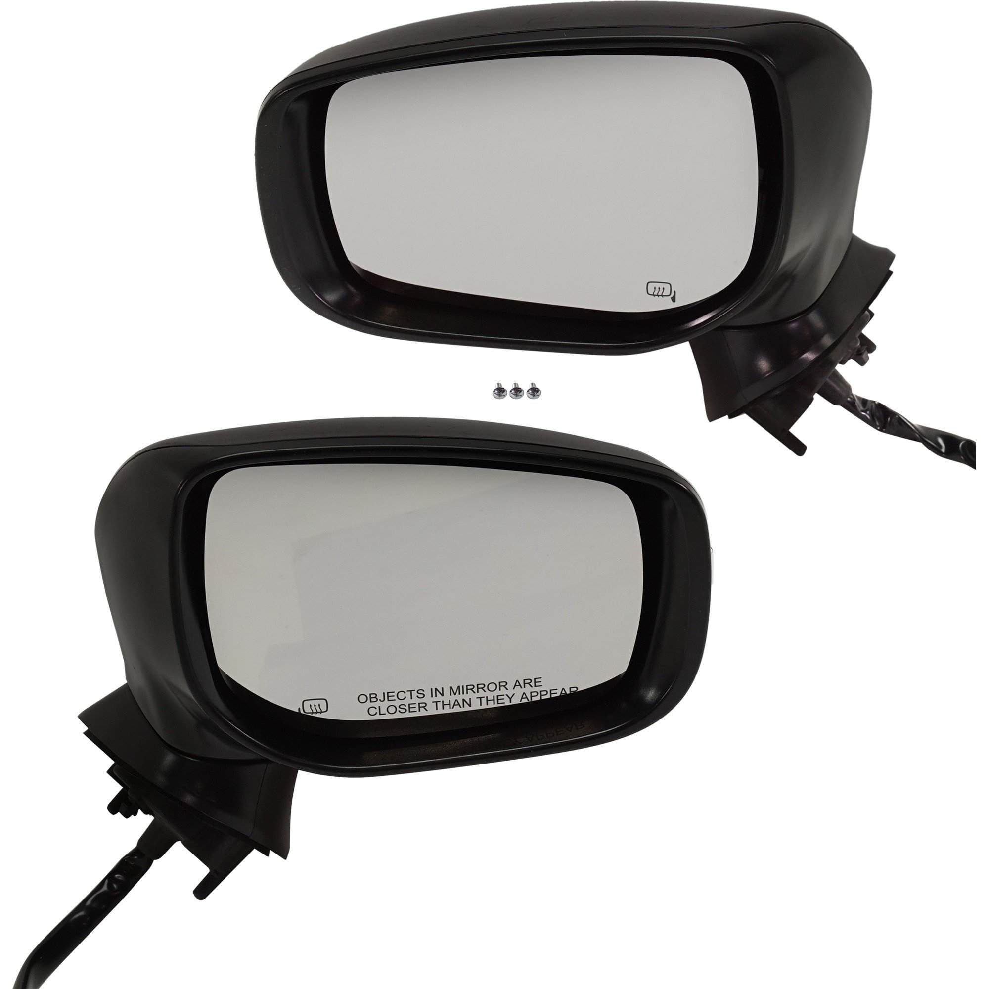 Power Heated Mirror Pair/Set for Subaru Impreza (2017-2022), Right (Passenger) and Left (Driver), Manual Folding, Paintable, w/ Signal Light, without Blind Spot Detection, Replacement