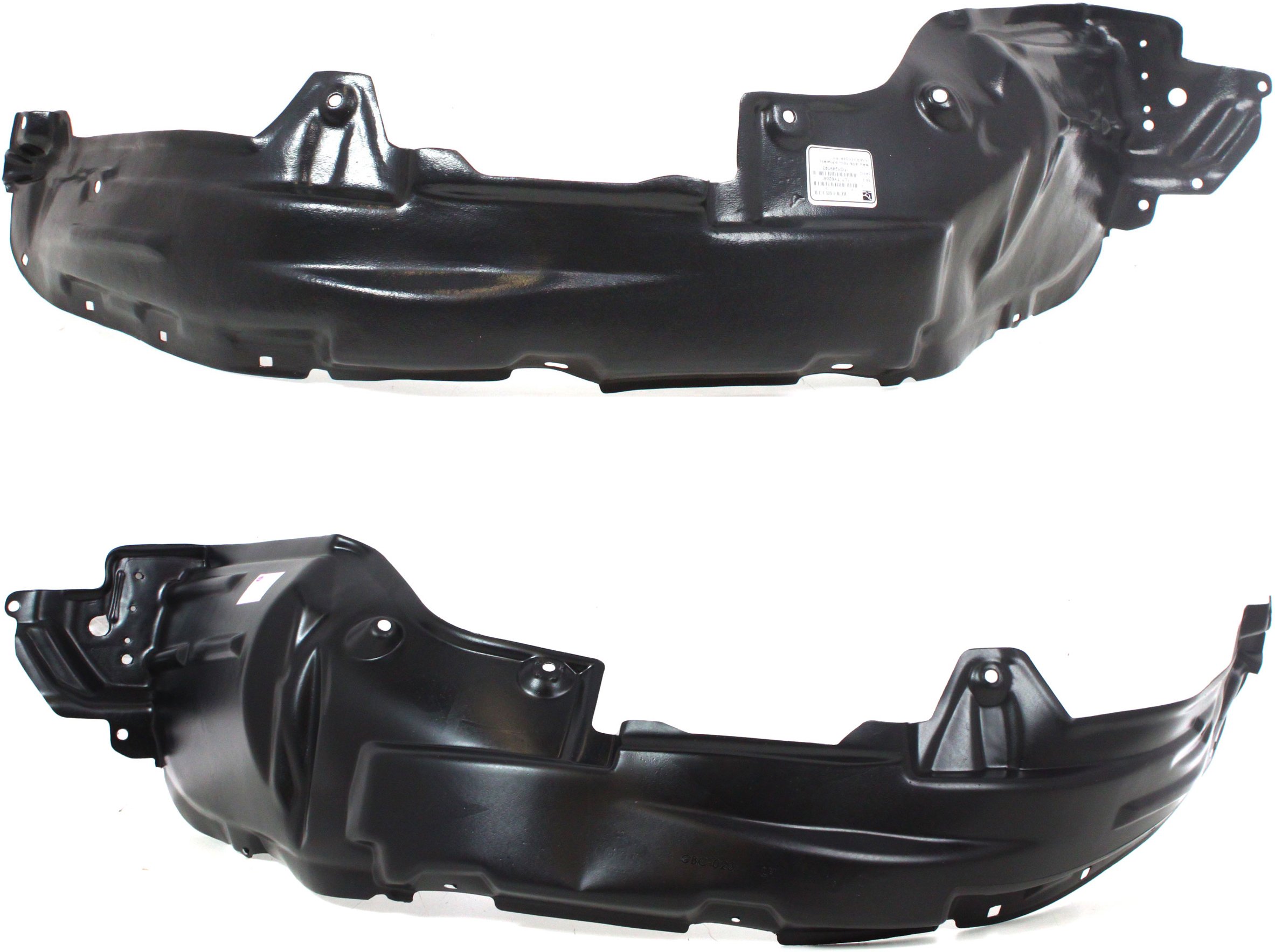 Front Fender Liner Pair/Set for Toyota RAV4 2006-2012, Right (Passenger) and Left (Driver) Side Replacement
