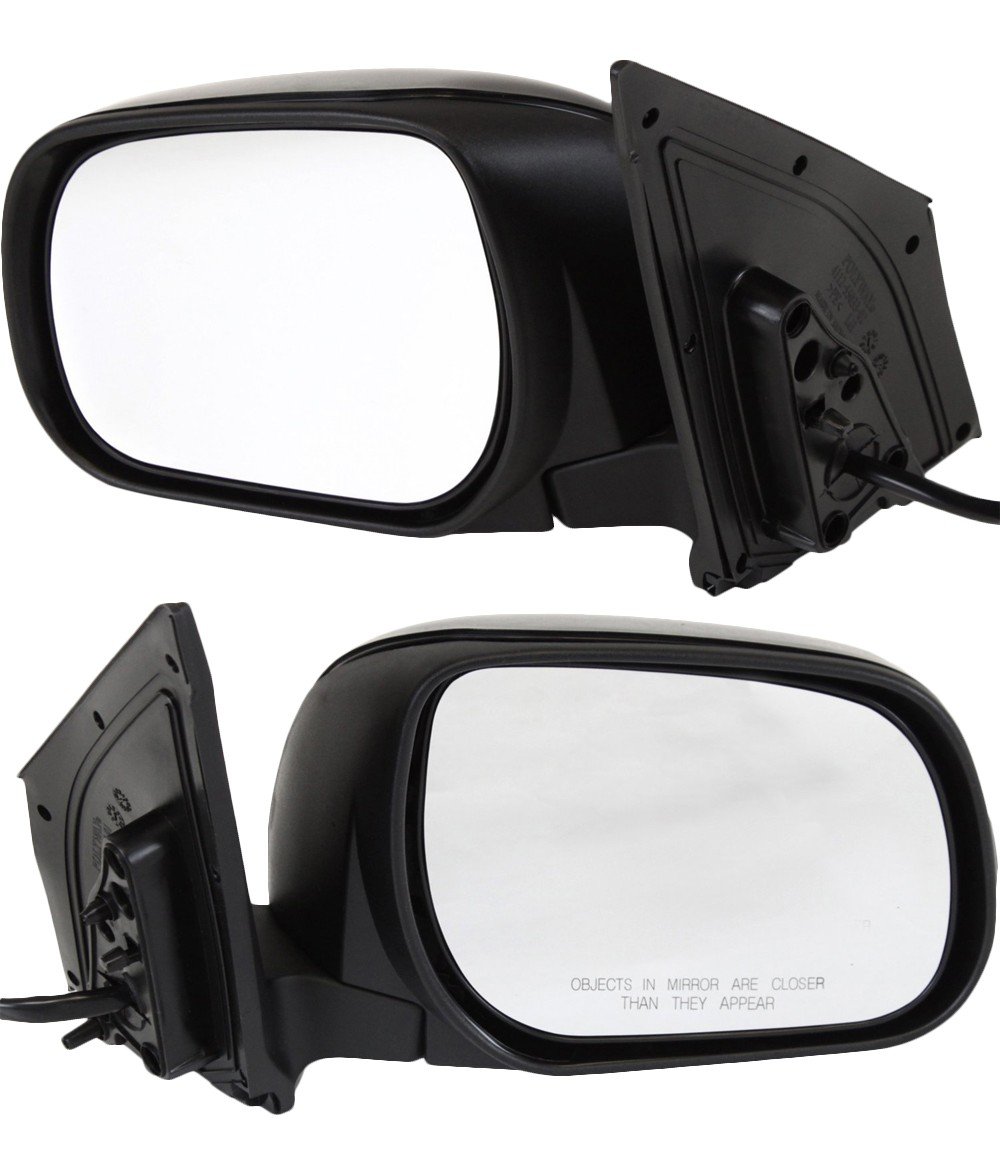 Power Heated Manual Folding Mirror Pair/Set for 2009-2012 Toyota RAV4, Paintable with Signal Light, Right (Passenger) and Left (Driver), Suitable for North America Built Vehicles, Replacement
