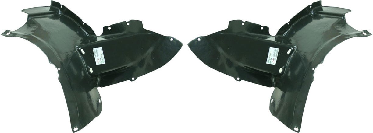 Front Fender Liner for Volkswagen Passat 2006-2010, Left (Driver) and Right (Passenger) Front Section, Replacement Pair/Set