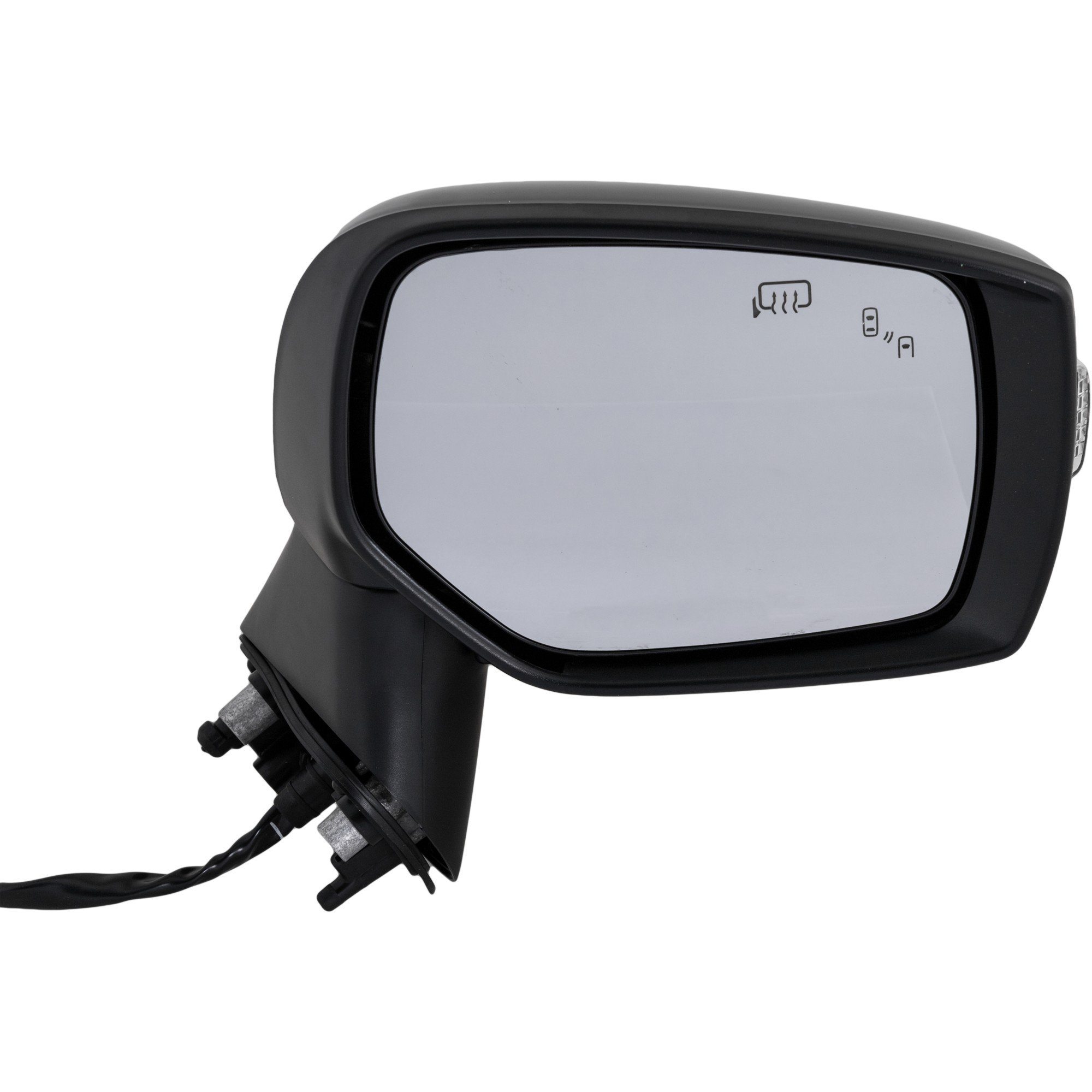 Power Mirror for Subaru WRX 2016-2021/Crosstrek 2016, Right (Passenger), Manual Folding, Heated, Paintable, with Blind Spot Light in Housing and Signal Light, without Memory (Crosstrek Hybrid Model), Replacement