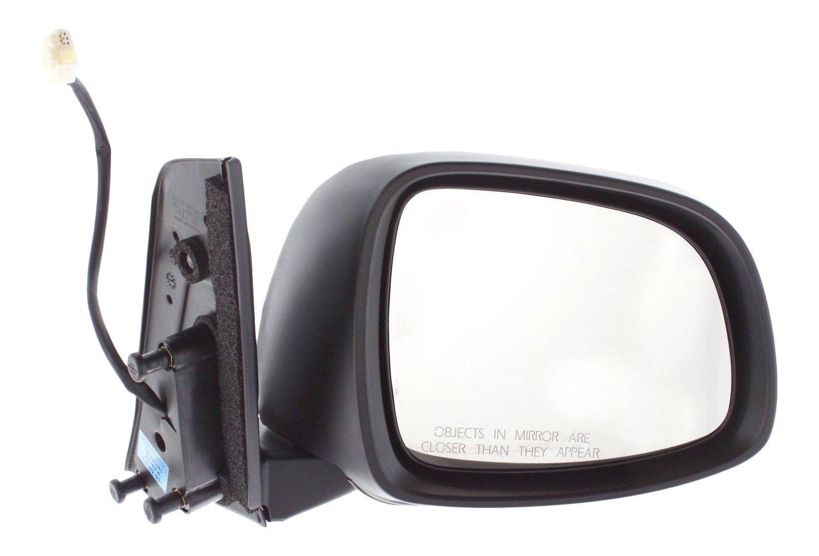 Power Mirror for Suzuki SX4 2007-2013, Right (Passenger) Side, Manual Folding, Non-Heated, Paintable, Replacement