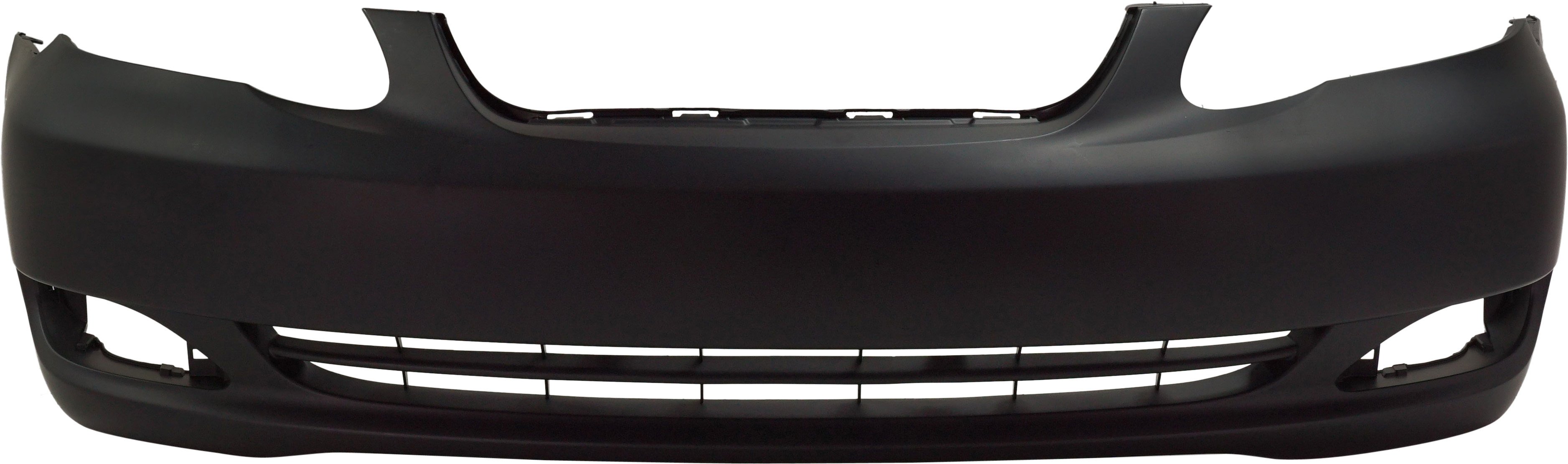 Front Bumper Cover for Toyota Corolla 2005-2008, CE/LE Models, Primed (Ready to Paint), without Spoiler Holes, Replacement (CAPA Certified)