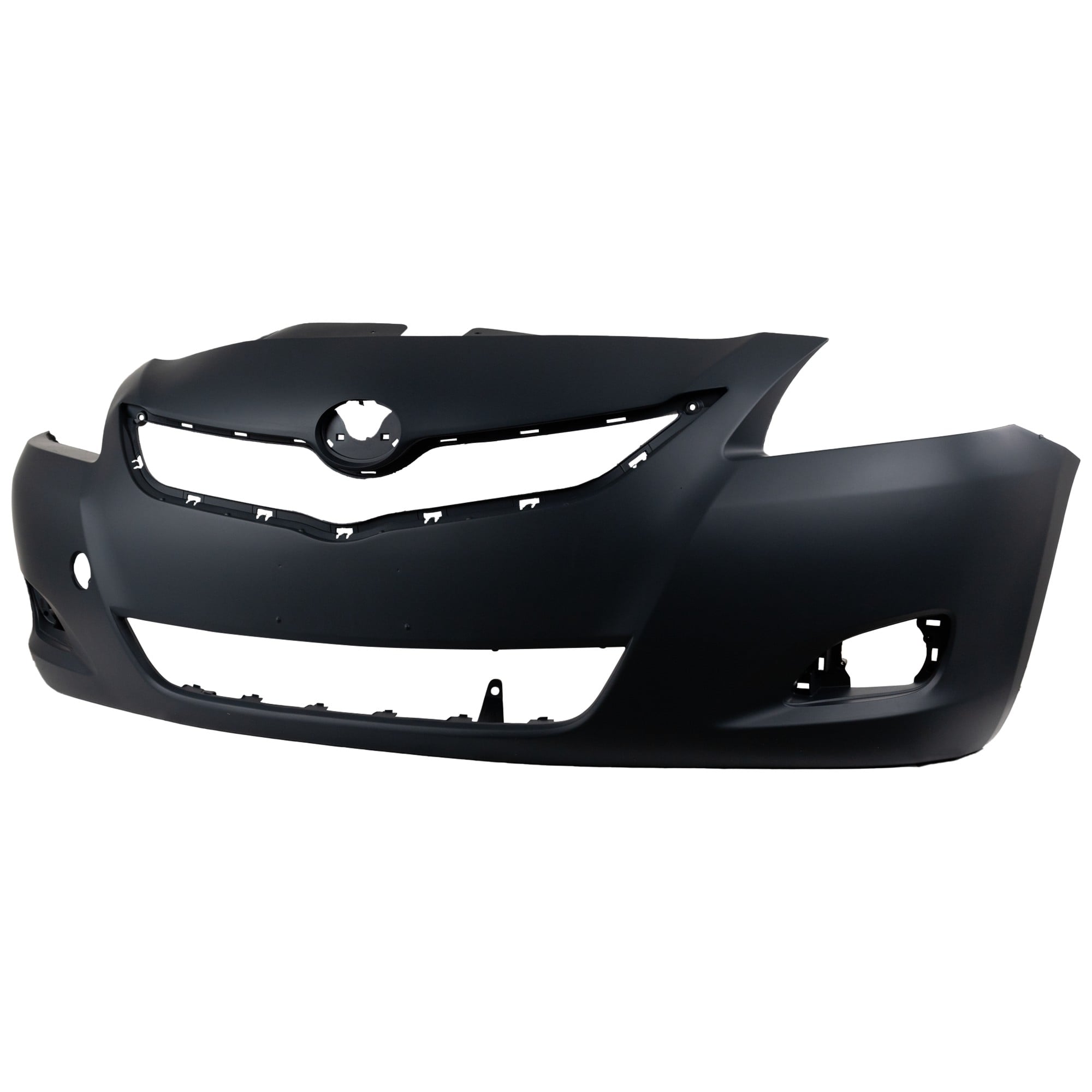 Primed (Ready to Paint) Front Bumper Cover for Toyota Yaris Sedan, 2007-2012 (Standard Type from 2009-2012), Replacement