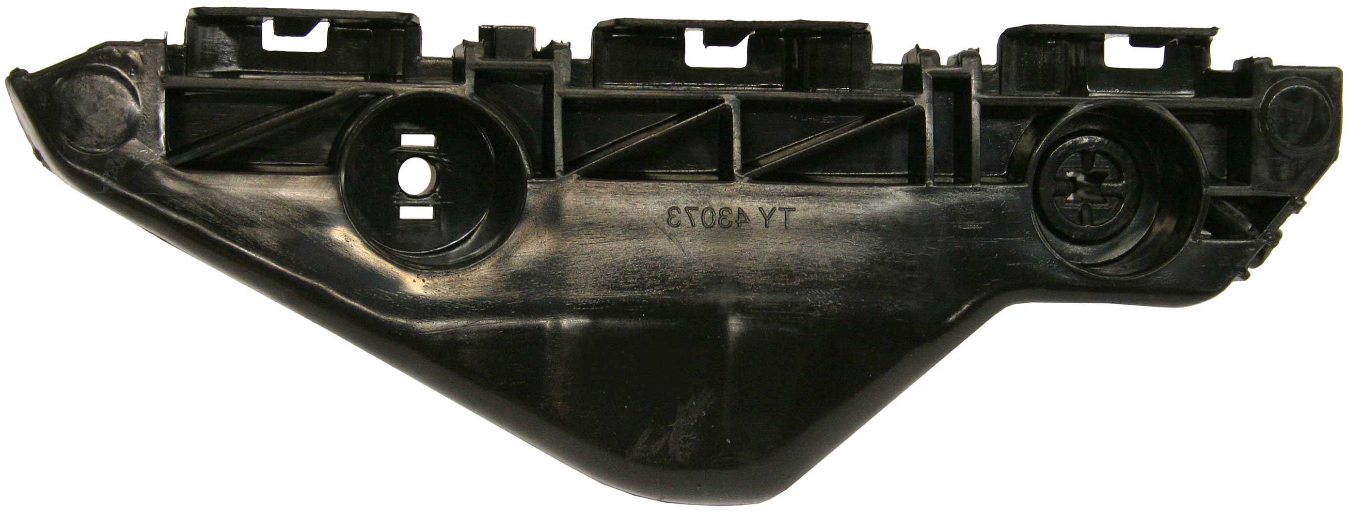 Front Bumper Retainer Side Cover for Toyota Yaris Sedan 2007-2012, Left (Driver), Plastic, Replacement