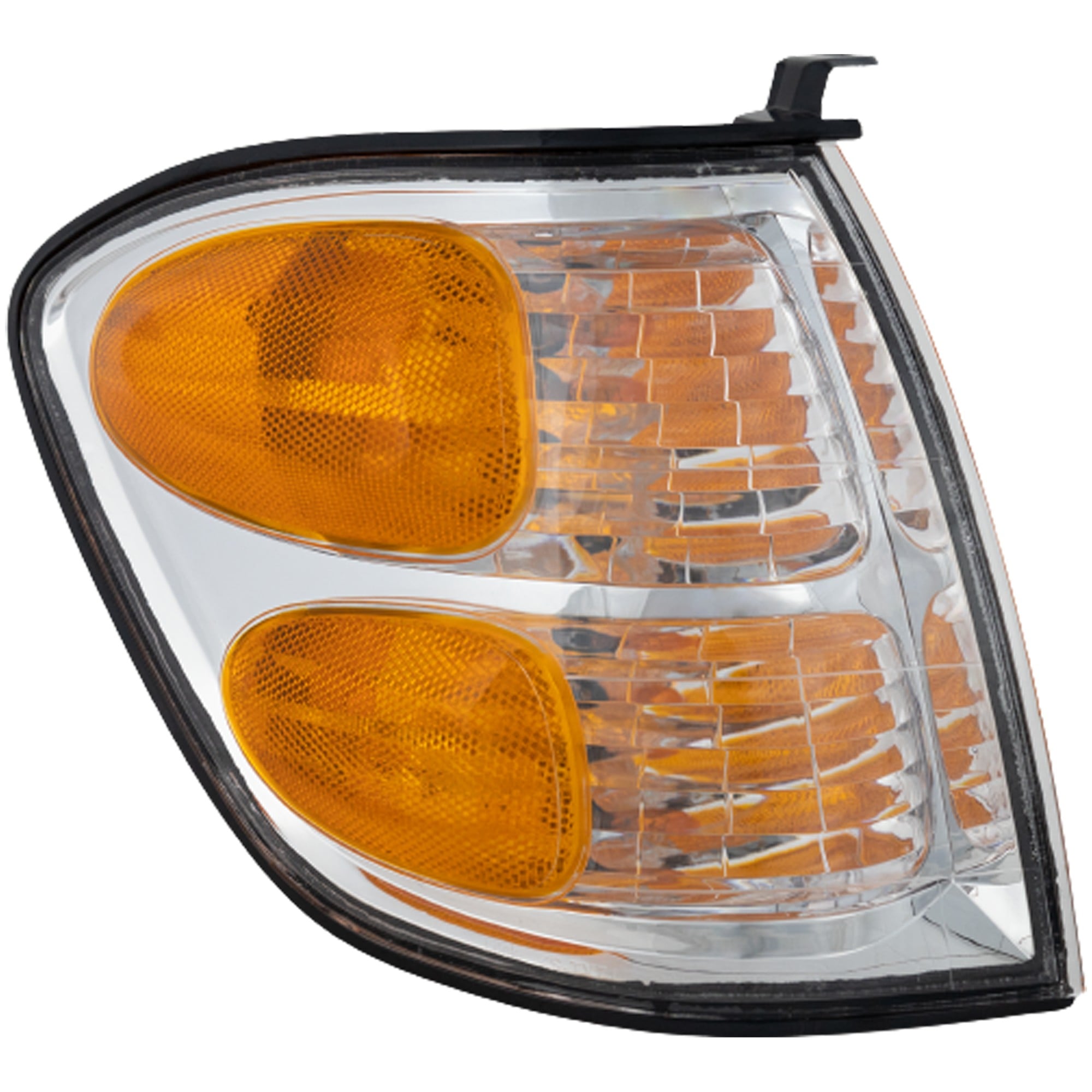 Signal Light for Toyota Tundra (2000-2004) / Sequoia (2001-2004), Right (Passenger) Side, Halogen, Double Cab, Assembly, Replacement