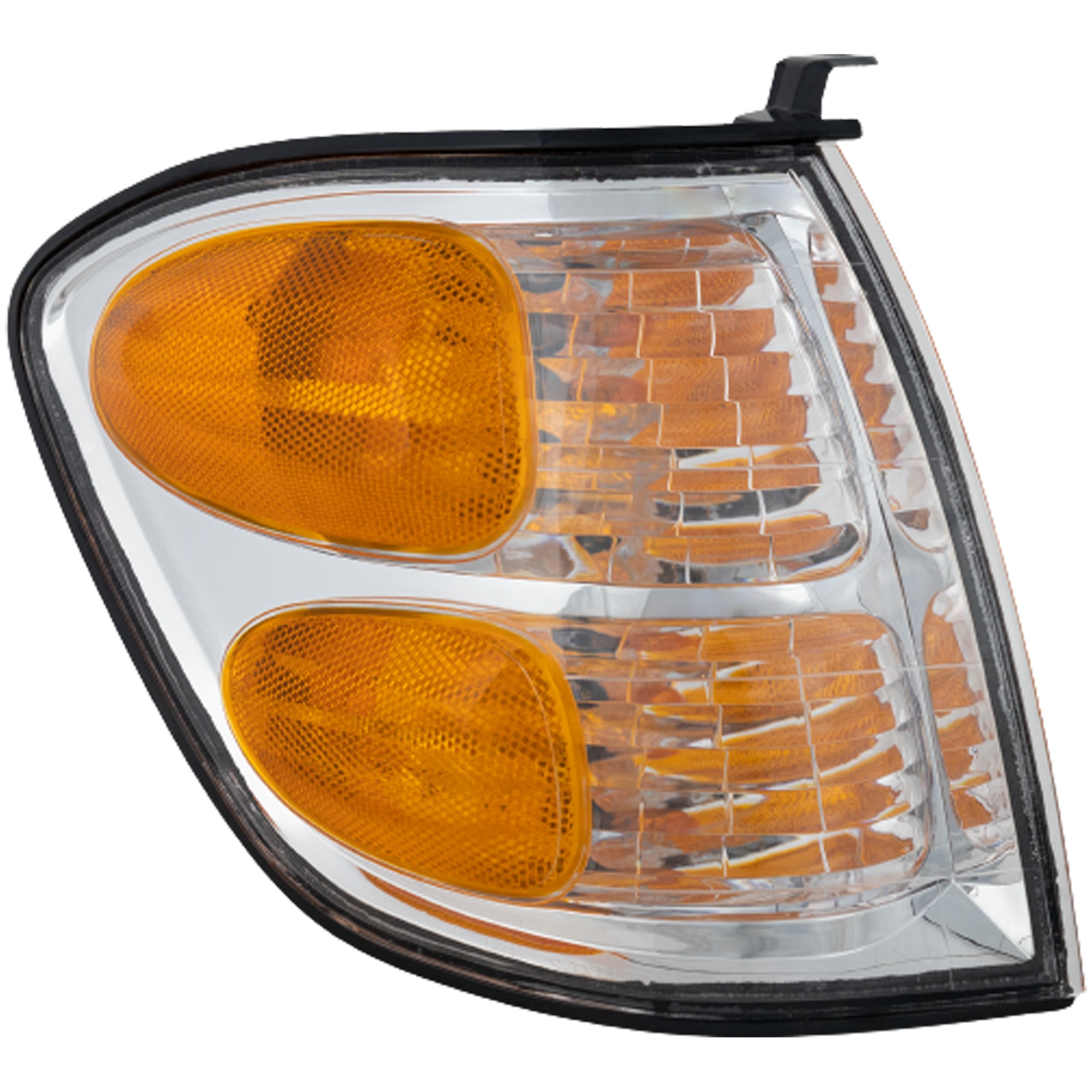 Signal Light for Toyota Tundra (2000-2004) / Sequoia (2001-2004), Right (Passenger) Side, Halogen, Double Cab, Assembly, Replacement