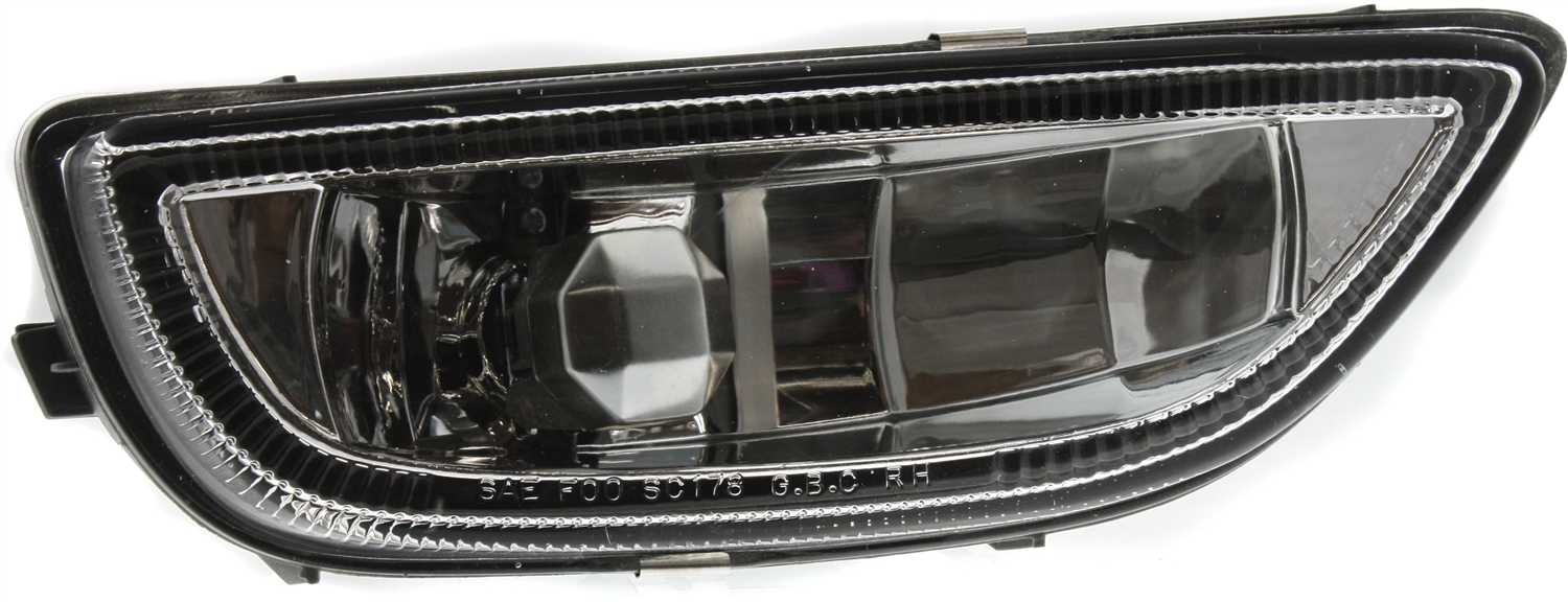 Front Fog Light Assembly for Toyota Corolla 2001-2002, Right (Passenger), Replacement