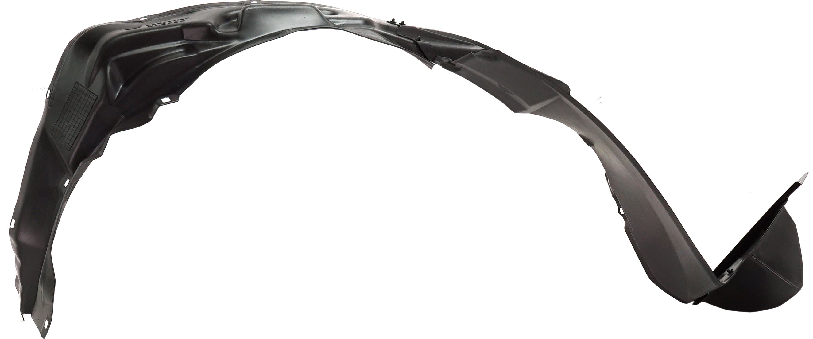 Front Fender Liner for Toyota FJ Cruiser 2007-2014, Left (Driver), Plastic, Vacuum Form, without Metal, Replacement