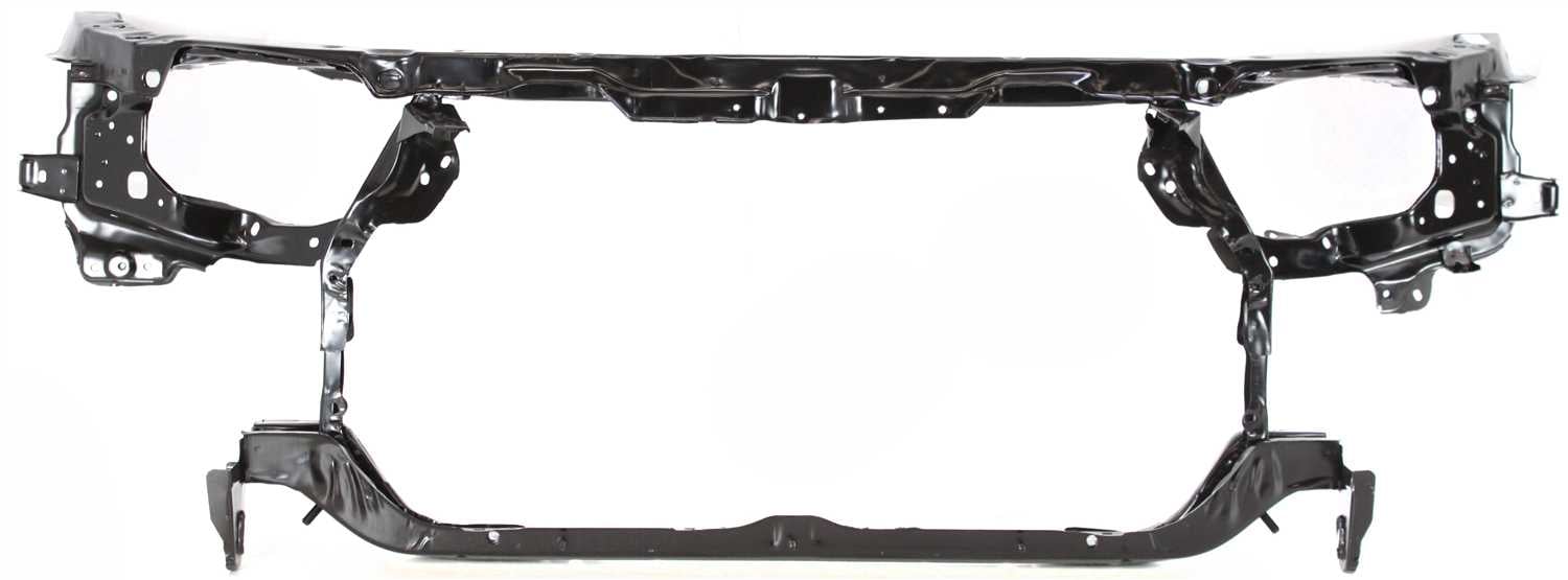 Radiator Support Assembly for 2000-2001 Toyota Camry, Black, Steel, USA Built, Replacement