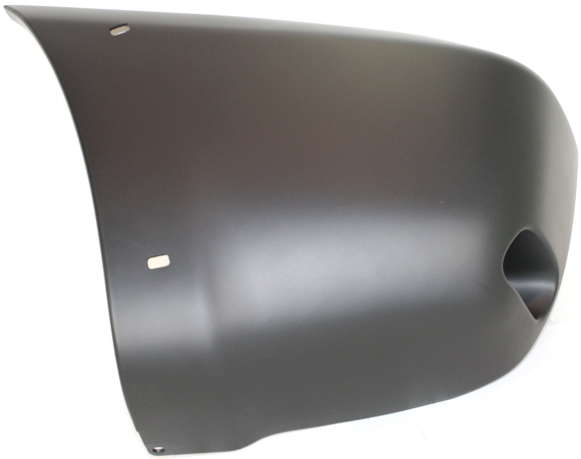 Rear Bumper End for Toyota RAV4 2001-2005, Left (Driver), with Wheel Opening Flare Hole, Primed (Ready to Paint), Replacement