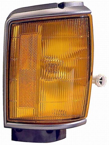 Right (Passenger) Parking Light Assembly for 1987 - 1989 Toyota 4Runner, Replacement Black Lens Cover,  8161089167