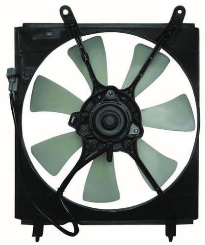 Radiator Cooling Fan Assembly for 1997-1999 Toyota Camry, Left (Driver) Side, 3.0L V6 Engine, Replacement, USA Built;  163630A030-PFM