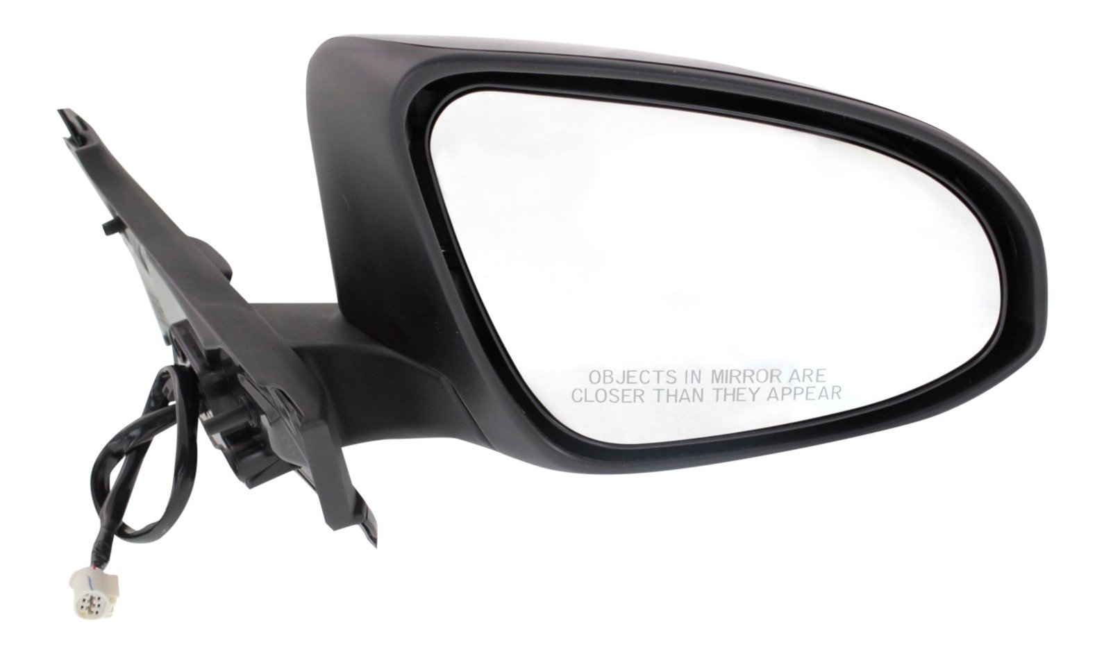 Power Mirror for Toyota Yaris Hatchback 2015-2019, Right (Passenger) Side, Manual Folding, Heated, Paintable, Built in France, Replacement