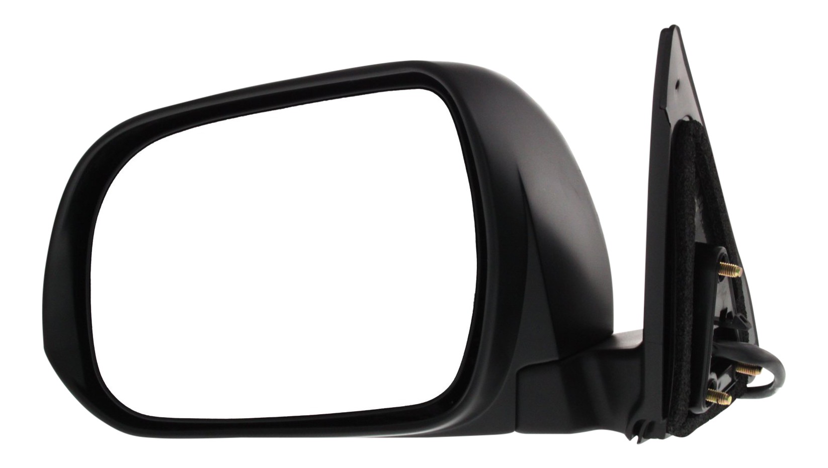 Power Mirror for Toyota Highlander 2008-2013, Left (Driver), Manual Folding, Heated, Paintable, with Puddle Light, Suitable for Hybrid/Non-Hybrid Model (2008-2010 Japan Built Vehicle), Replacement