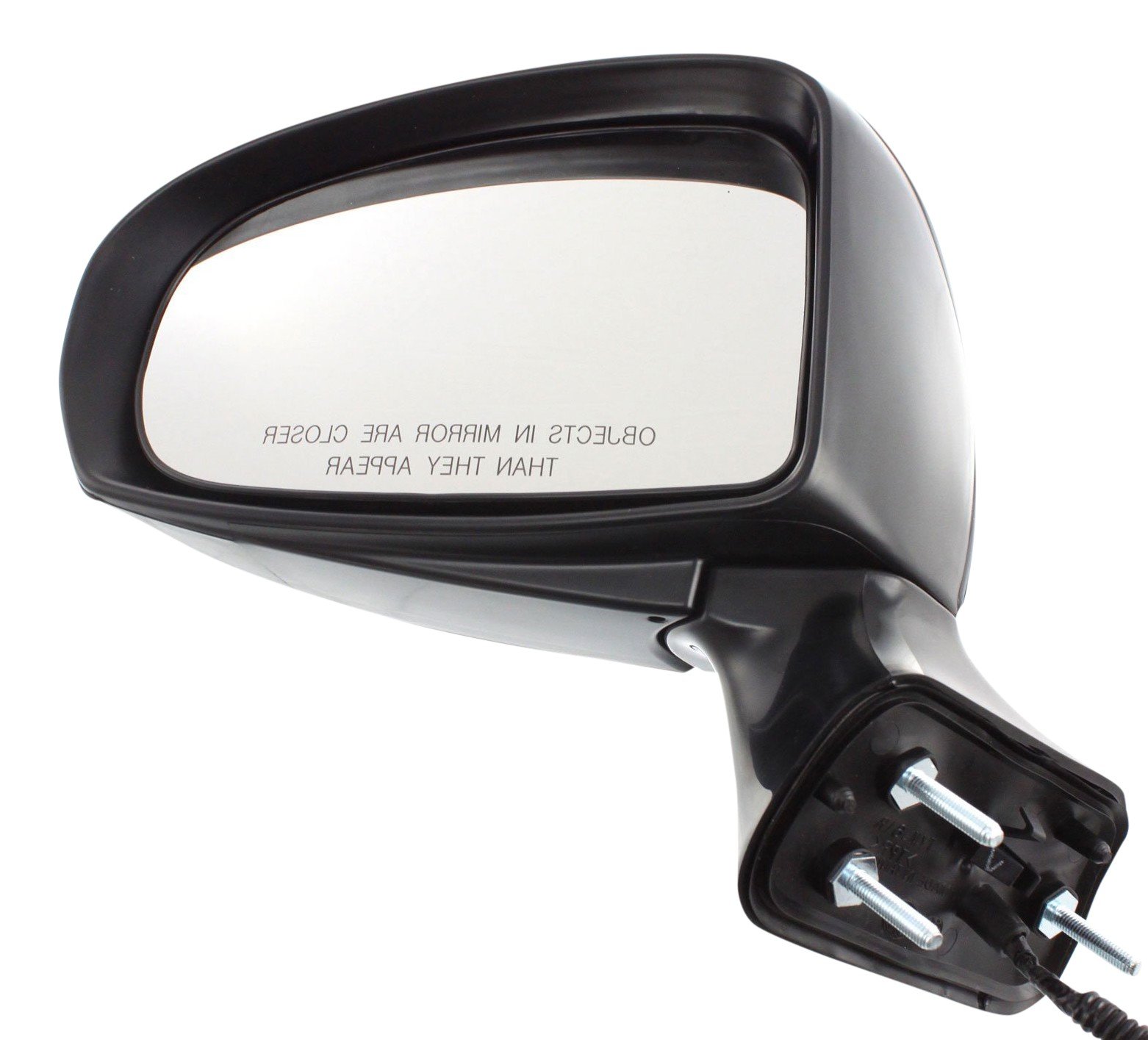 Power Mirror for Toyota Venza 2009-2012, Left (Driver), Manual Folding, Non-Heated, Paintable, Replacement