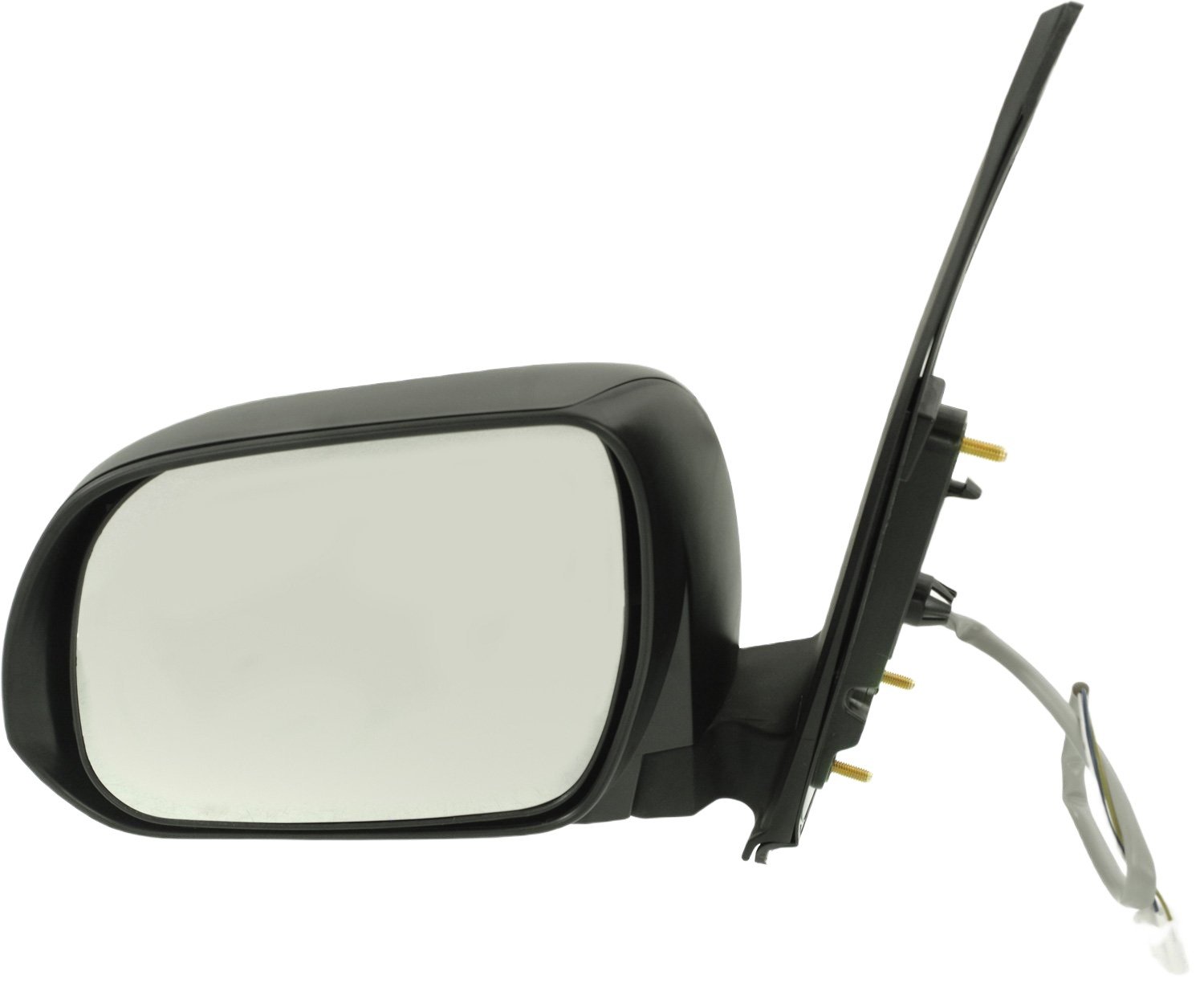 Power Mirror for Toyota Sienna 2011-2014, Left (Driver), Manual Folding, Non-Heated, Textured, without Memory, Replacement