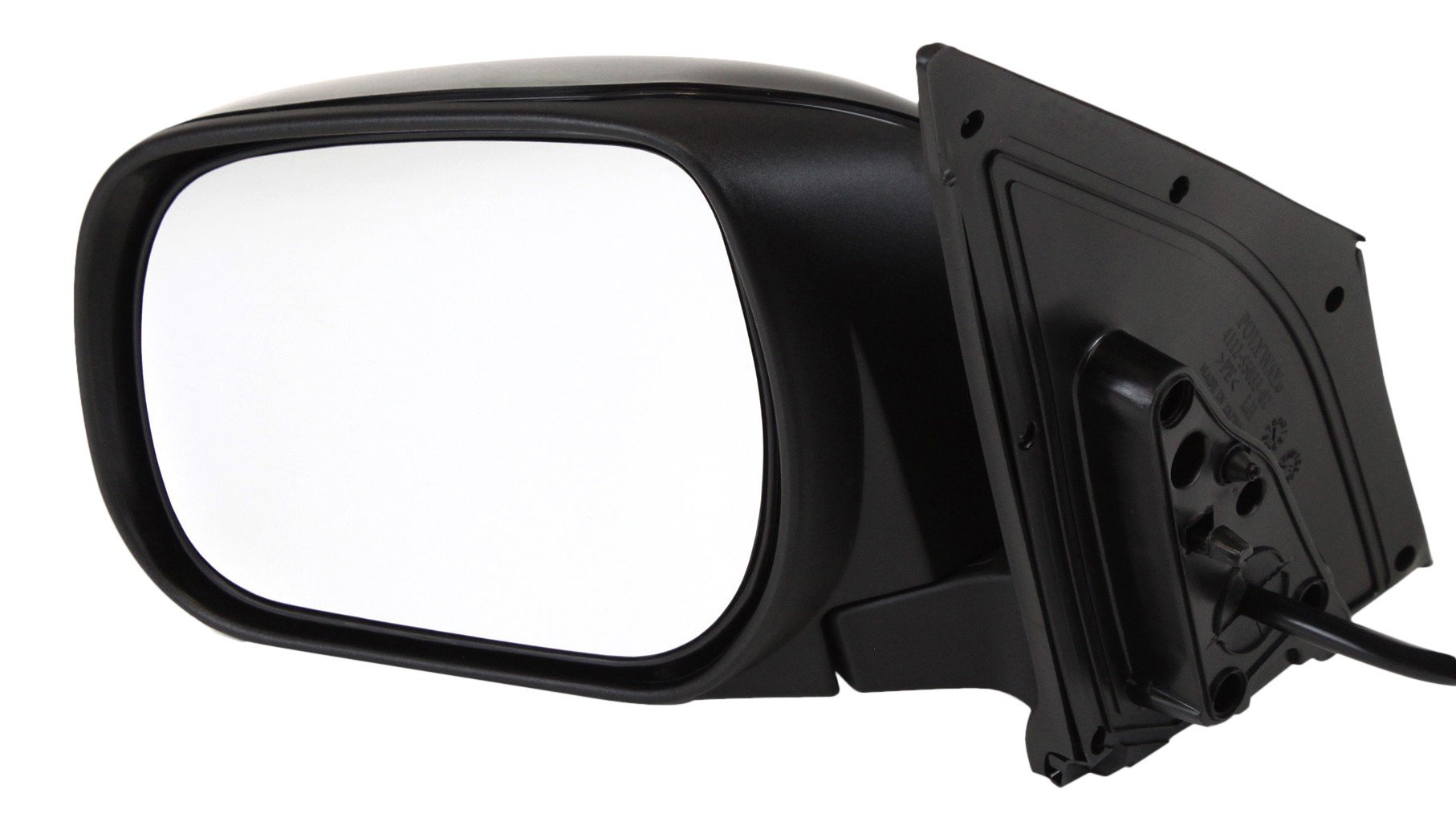 Power Mirror for Toyota RAV4 2009-2012, Left (Driver) Side, Manual Folding, Heated, Paintable, with Signal Light, Built for North America, Replacement