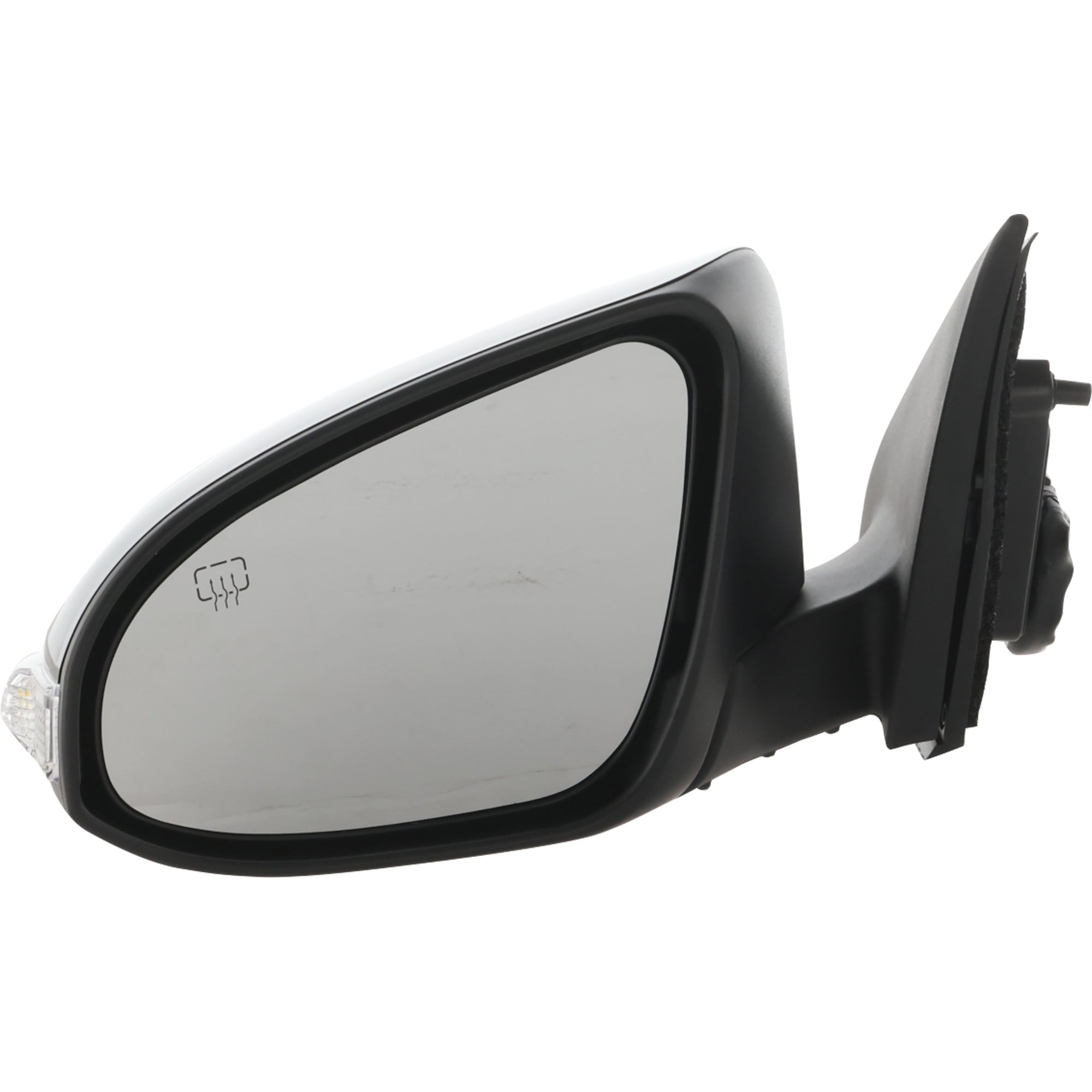 Power Mirror for Toyota Avalon 2013-2018, Left (Driver), Manual Folding, Heated, Paintable, with In-Housing Signal Light and Memory, without Auto Dimming and Blind Spot Detection, Replacement