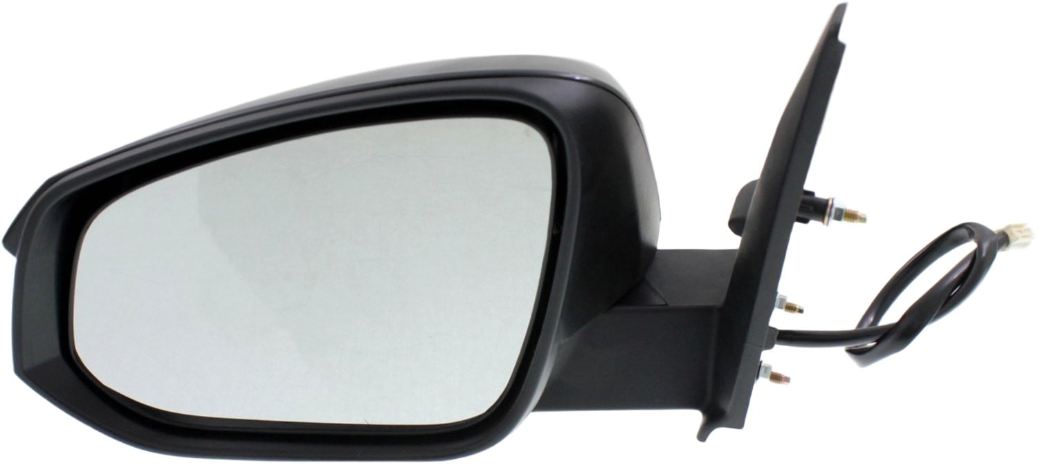 Power Heated Manual Folding Mirror for Toyota 4Runner 2014-2018, Left (Driver), Paintable, without Auto-Dimming, with Puddle Light and Signal Light, Replacement