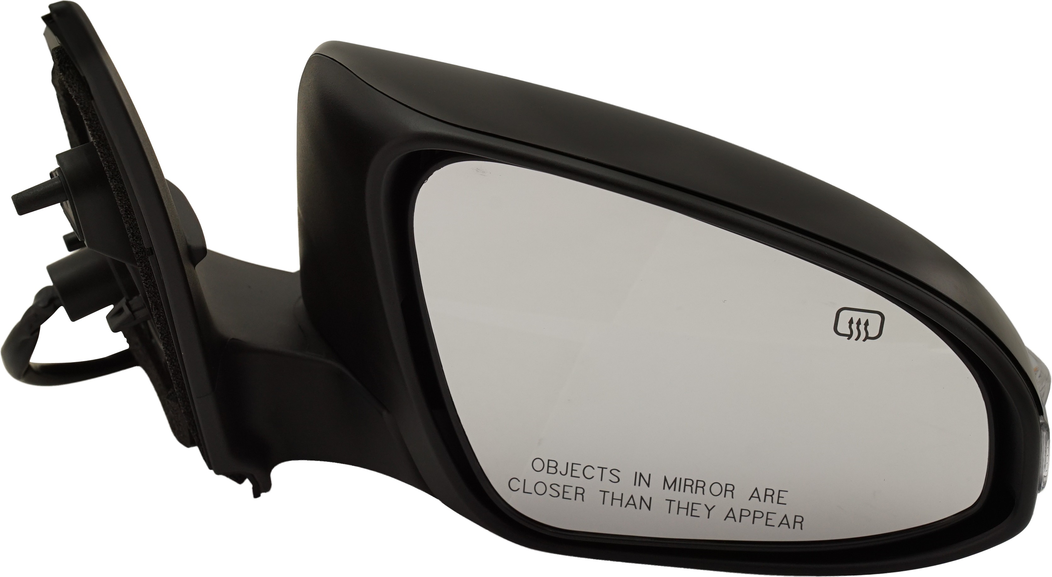 Power Mirror for Toyota Corolla 2014-2019, Right (Passenger), Manual Folding, Heated, Paintable, with In-housing Signal Light, without Auto Dimming, Blind Spot Detection, and Memory, Replacement