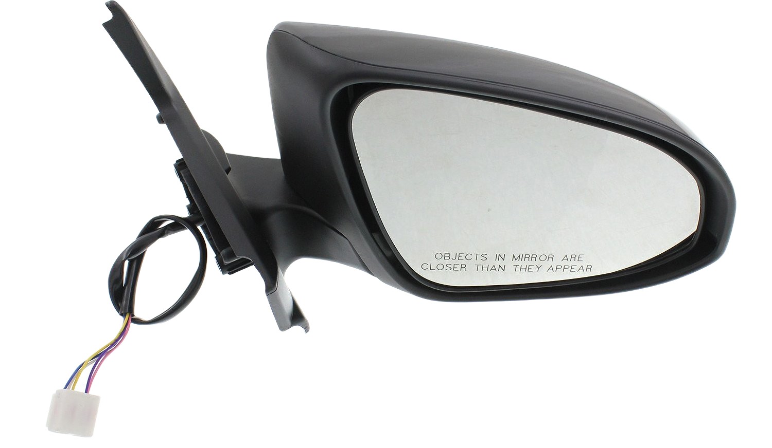 Power Mirror for Toyota Prius C 2012-2019, Right (Passenger) Side, Manual Folding, Non-Heated, Paintable, with Signal Light, Replacement