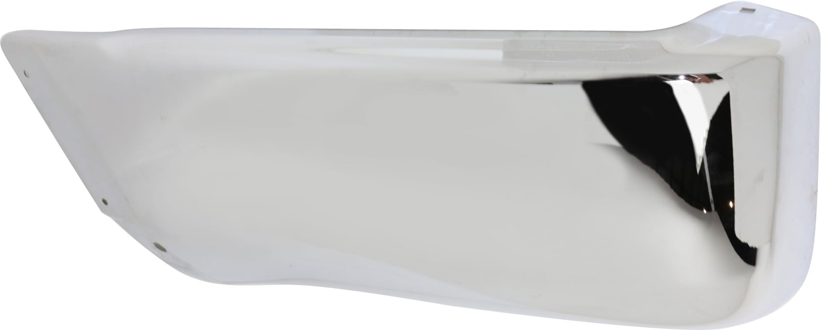 Rear Bumper End for Toyota 4Runner 1996-2002, Left (Driver), Chrome Finish, with Fender Flare, Replacement