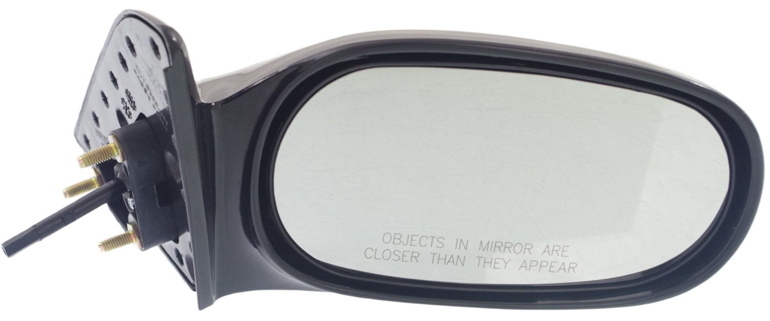 Manual Remote Mirror for Toyota Corolla/Chevrolet Prizm 1998-2002, Right (Passenger), Non-Folding, Non-Heated, Paintable, Without Auto Dimming, Blind Spot Detection, Memory, Signal Light, Replacement