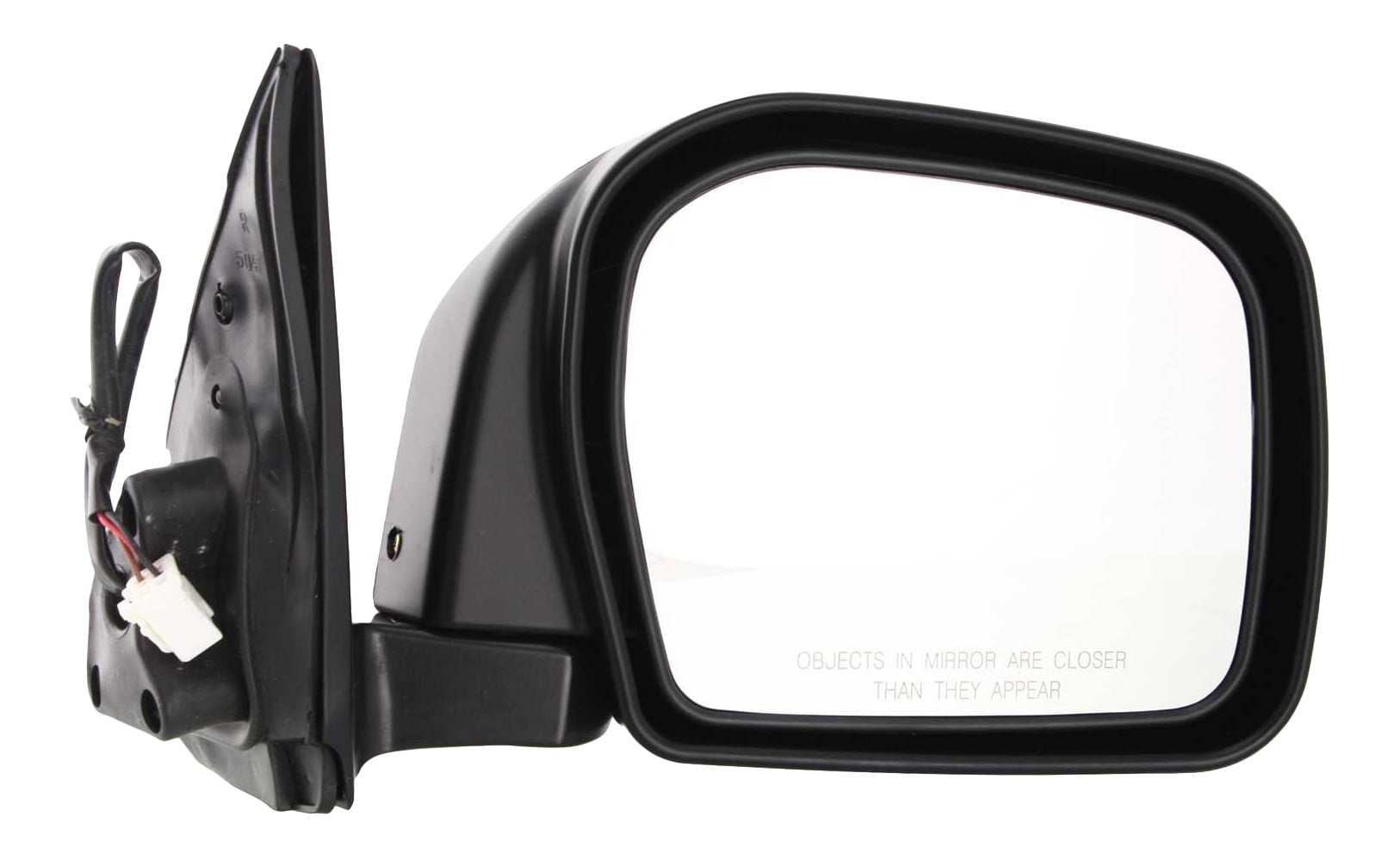 Power Mirror for Toyota 4Runner 2000-2002, Right (Passenger), Manual Folding, Non-Heated, Paintable, without Auto-Dimming, Blind Spot Detection, Memory, and Signal Light, Replacement