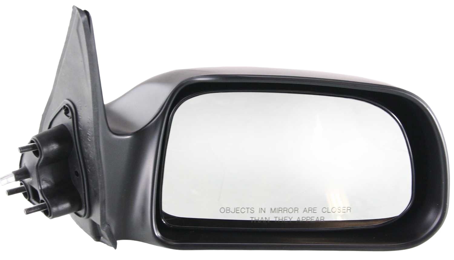 Manual Remote Mirror for Toyota Tacoma 2001-2004 Right (Passenger), Non-Folding, Non-Heated, Paintable, for Base/DLX Models, 2WD (Two-Wheel Drive), Replacement