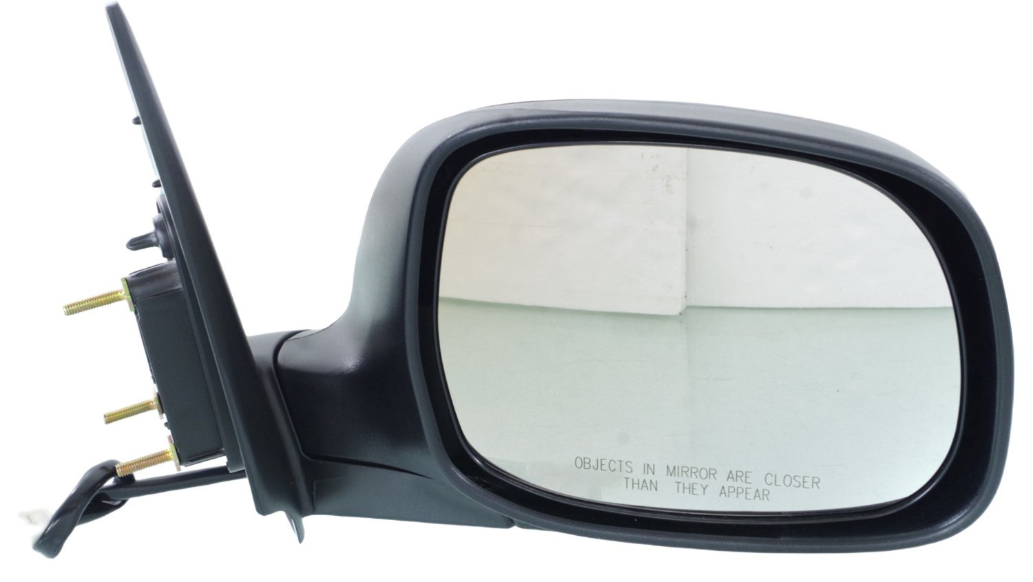 Power Mirror for Toyota Sequoia 2001-2007/Tundra 2004-2006, Right (Passenger), Non-Towing, Manual Folding, Heated, Paintable, (Sequoia/Tundra Crew Cab, Limited Model), Replacement