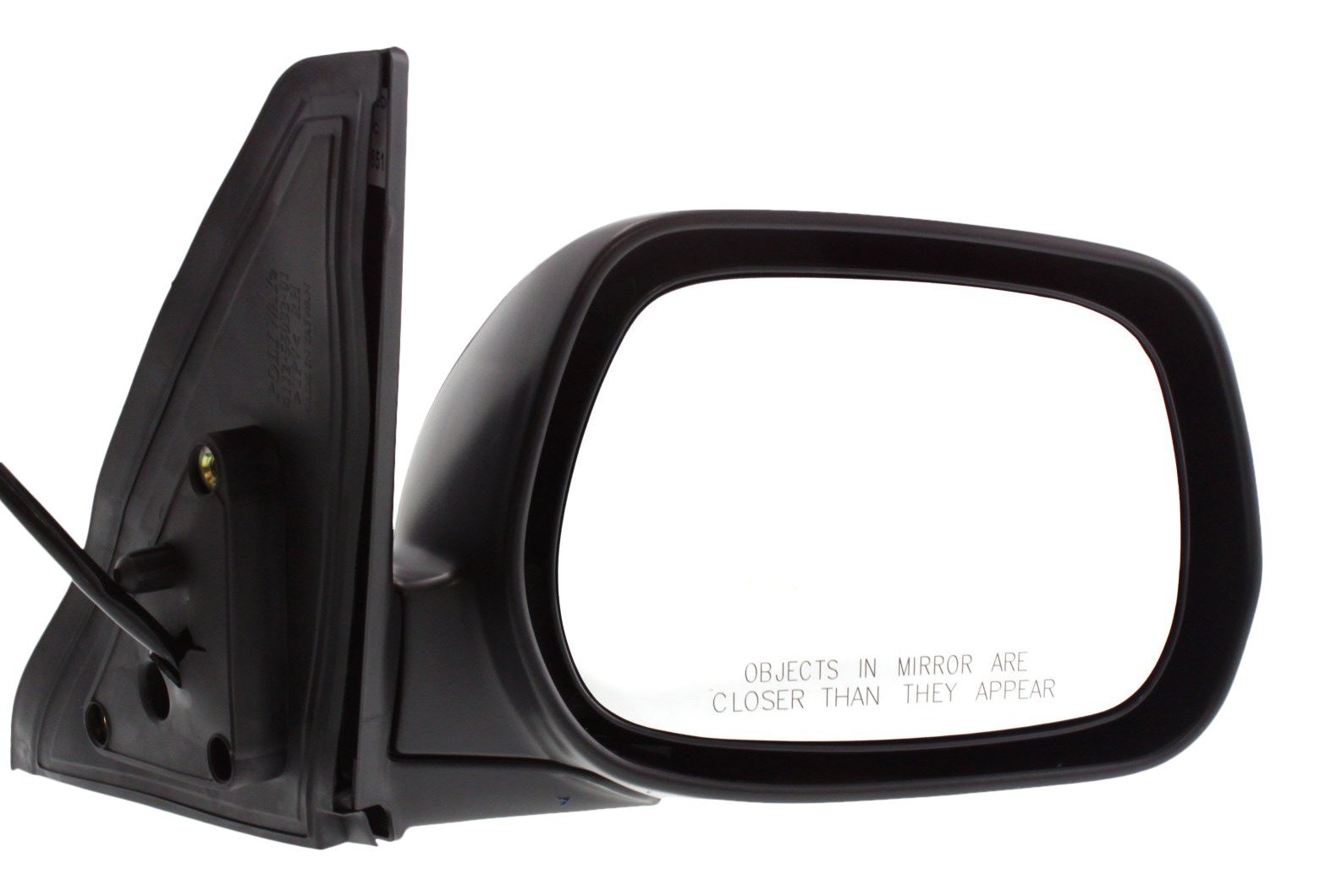 Power Mirror for Toyota RAV4 2001-2005, Right (Passenger) Side, Manual Folding, Heated, Paintable, Replacement