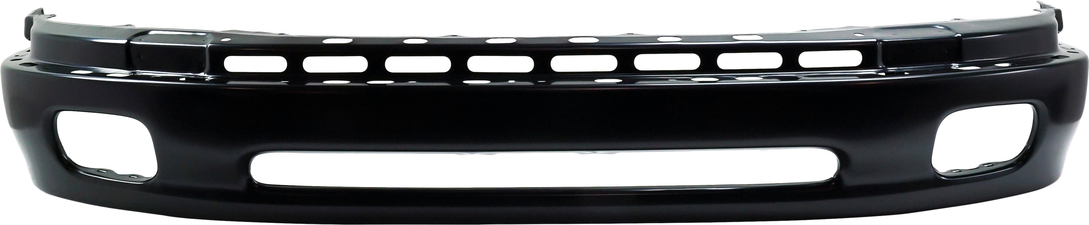 Front Bumper for Toyota Tundra 2000-2006, Lower, Black, Suitable for Base/SR5 Models, Steel Type, Replacement