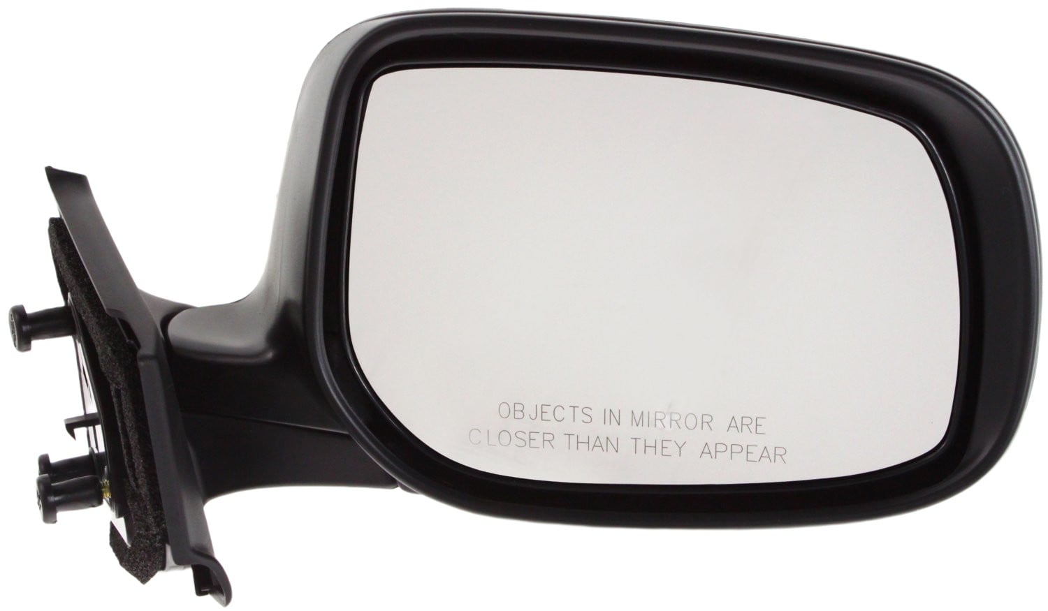 Manual Adjust Right (Passenger) Mirror for Toyota YARIS Hatchback 2007-2011, Manual Folding, Non-Heated, Paintable, Replacement