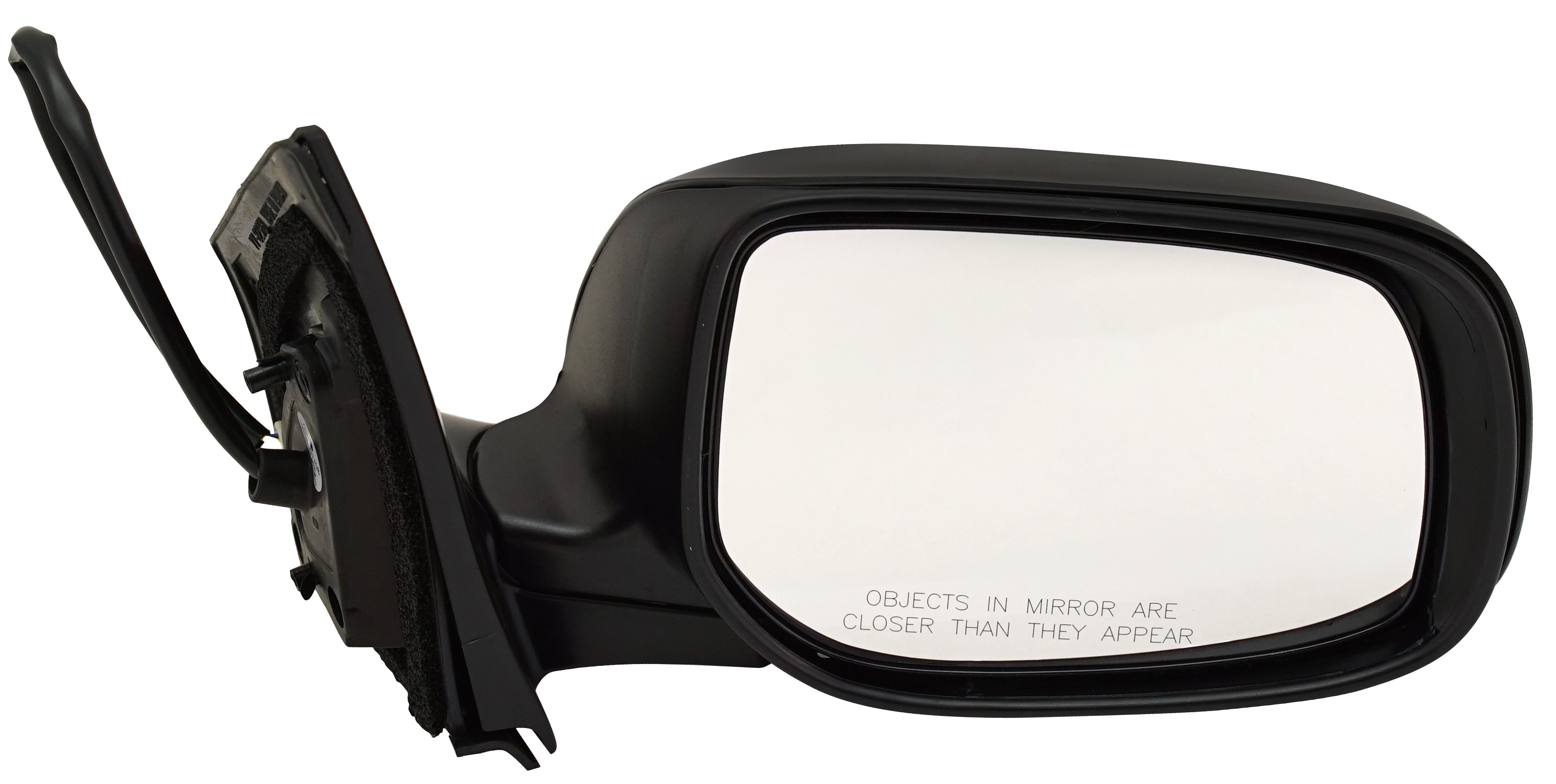 Power Mirror for Toyota Corolla 2009-2013, Right (Passenger), Manual Folding, Non-Heated, Paintable, without Auto Dimming, Blind Spot Detection, Memory, and Signal Light, for Japan/North America Built Vehicle, Replacement