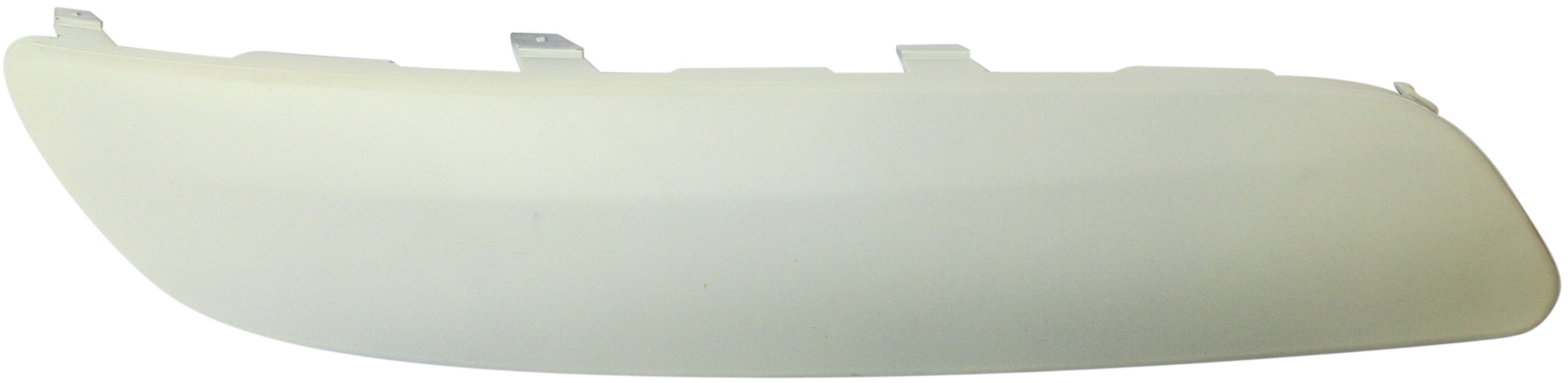 Front Bumper Molding for Volkswagen Jetta (2005-2010) and GTI (2006-2009), Right (Passenger), Plastic, Primed (Ready to Paint), without Headlight Washer Hole, Replacement