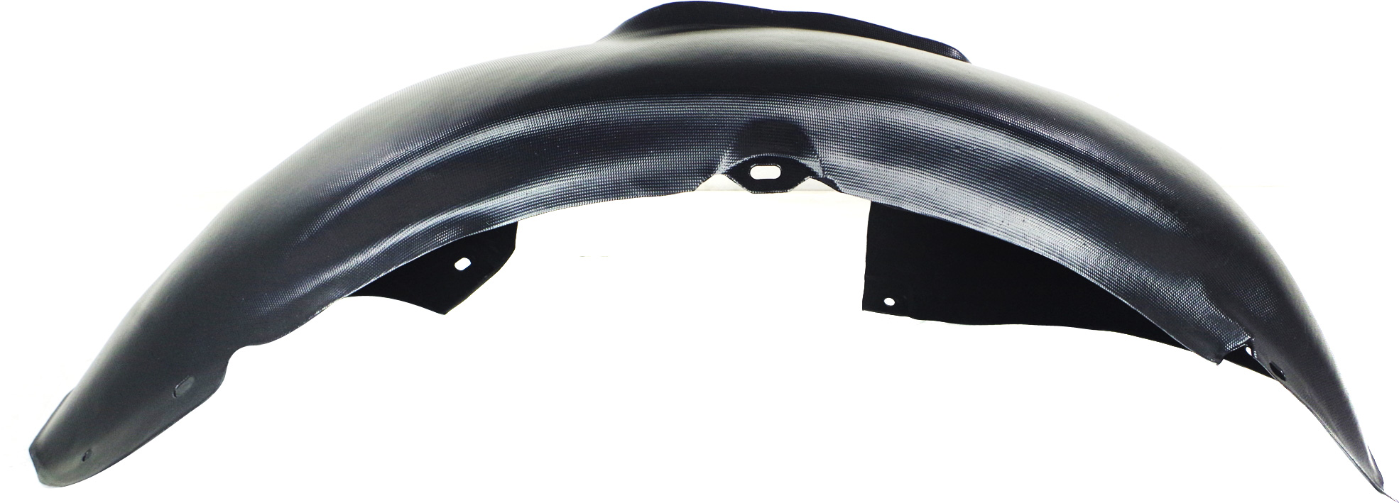 Front Splash Shield for Volkswagen Golf 2010-2014/Jetta 2005-2014, Right (Passenger), Plastic, Vacuum Form, Rear Section, Sedan/Wagon, Replacement