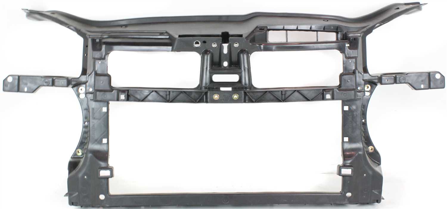 Radiator Support Assembly for 2005-2010 Volkswagen Jetta, Plastic, Black, Suitable for 1.9L/2.0L Engines, Replacement
