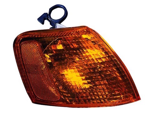 Front Right (Passenger) Turn Signal Light Assembly for 1998 - 2001 Volkswagen Passat, Replacement Lens Cover, GLS/GLS 4 Motion/GLX/GLX 4 Motion, Park/Signal Combo, Early Design, Yellow Lens,  3B0953042A