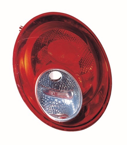 Tail Light for Volkswagen Beetle 2006-2010, Left (Driver), Lens and Housing, Halogen, Convertible/Hatchback - CAPA-Certified, Replacement