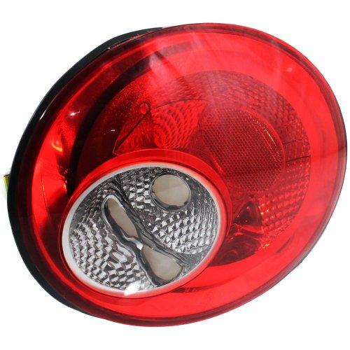 Tail Light for Volkswagen Beetle 2006-2010, Right (Passenger), Lens and Housing, Halogen, Convertible/Hatchback, CAPA-Certified, Replacement