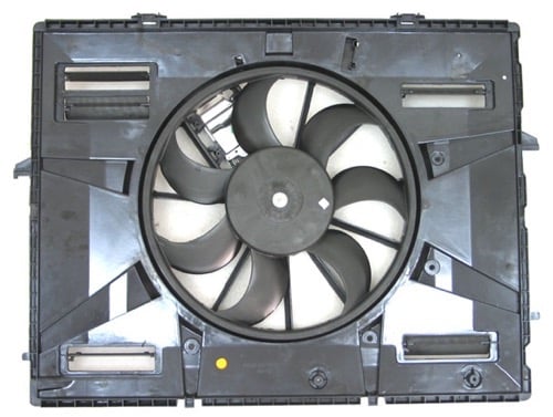Radiator Cooling Fan Assembly for 2007-2010 Volkswagen Touareg 3.6L V6 Engines, without Tow Package,  7L0121207F-PFM, Replacement