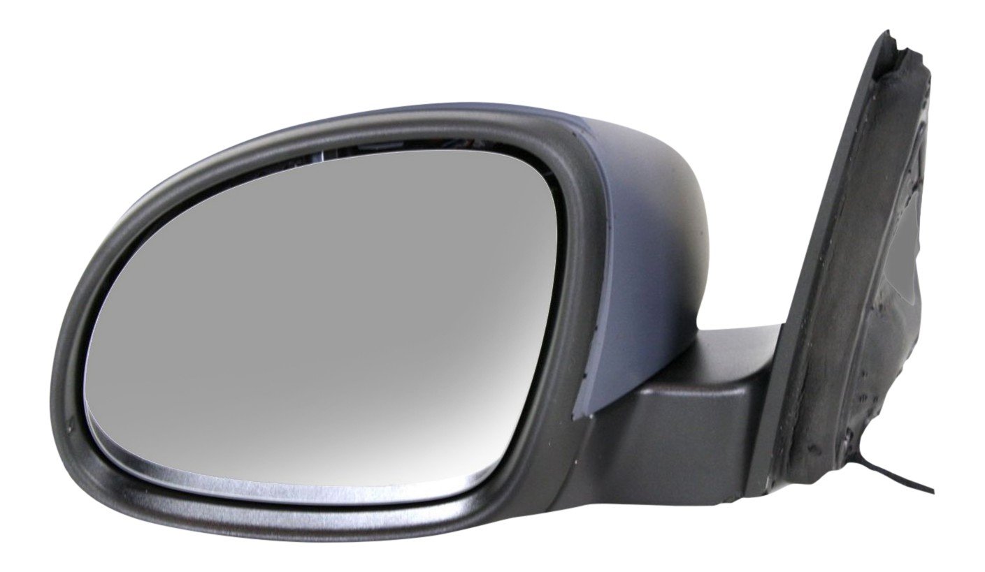 Power Mirror for 2009-2017 Volkswagen Tiguan, Left (Driver) Side, Manual Folding, Heated, Paintable, with Signal Light, without Memory, Replacement