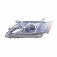 2007 - 2009 Toyota Camry Front Headlight Assembly Replacement Housing / Lens / Cover - Left <u><i>Driver</i></u> Side - (Gas Hybrid)