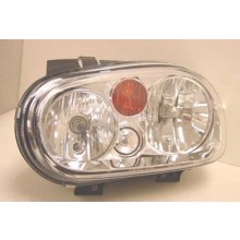 2002 - 2006 Volkswagen Golf Front Headlight Assembly Replacement Housing / Lens / Cover - Left <u><i>Driver</i></u> Side